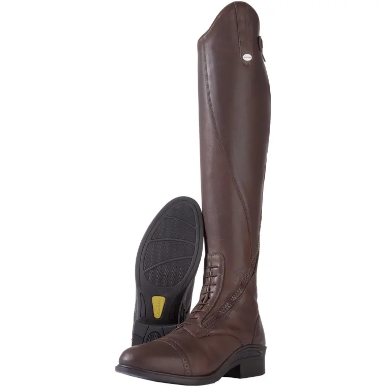 Reitstiefel PROXIMO Echtleder braun