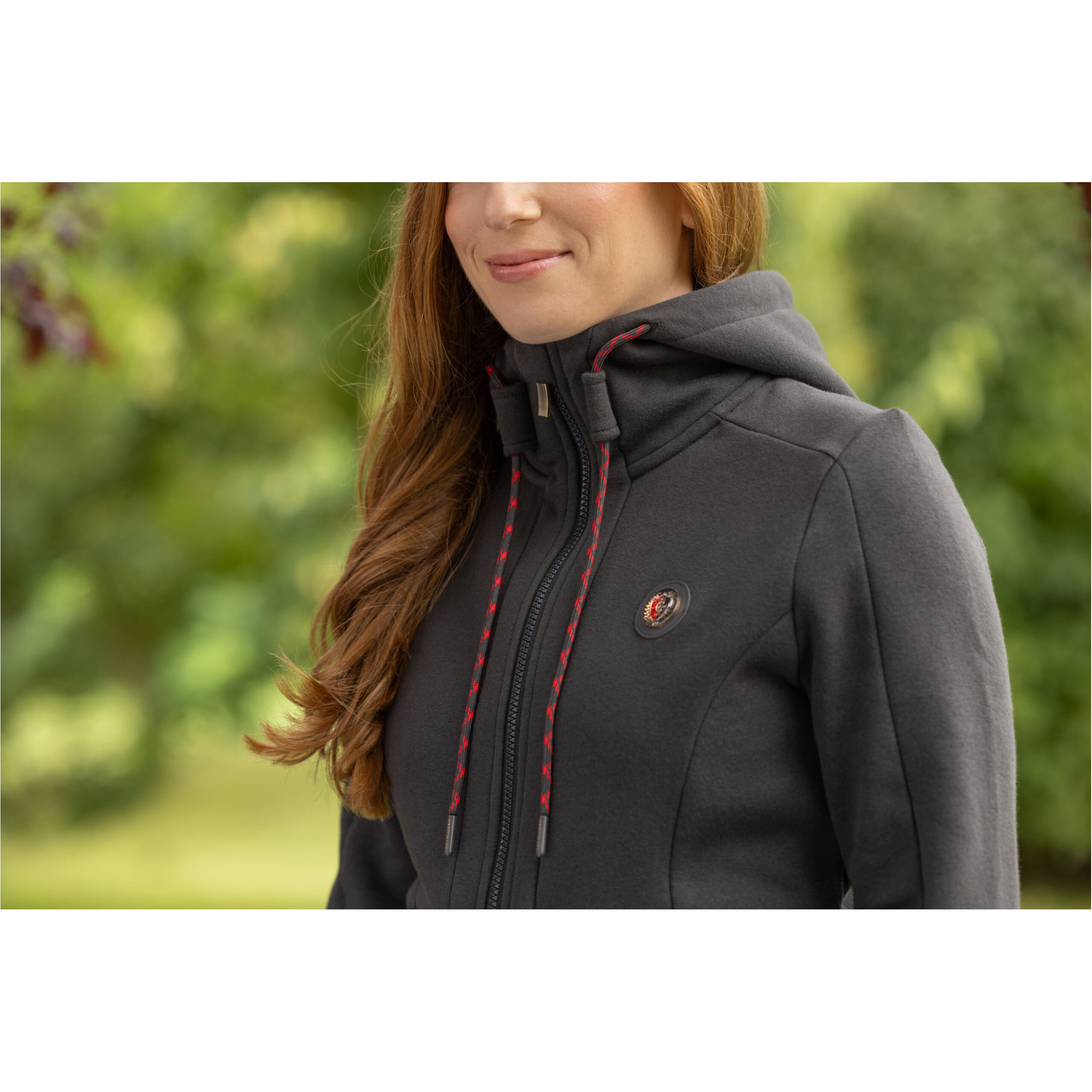 Damen Hoodyjacke ANNIVERSARY graphite
