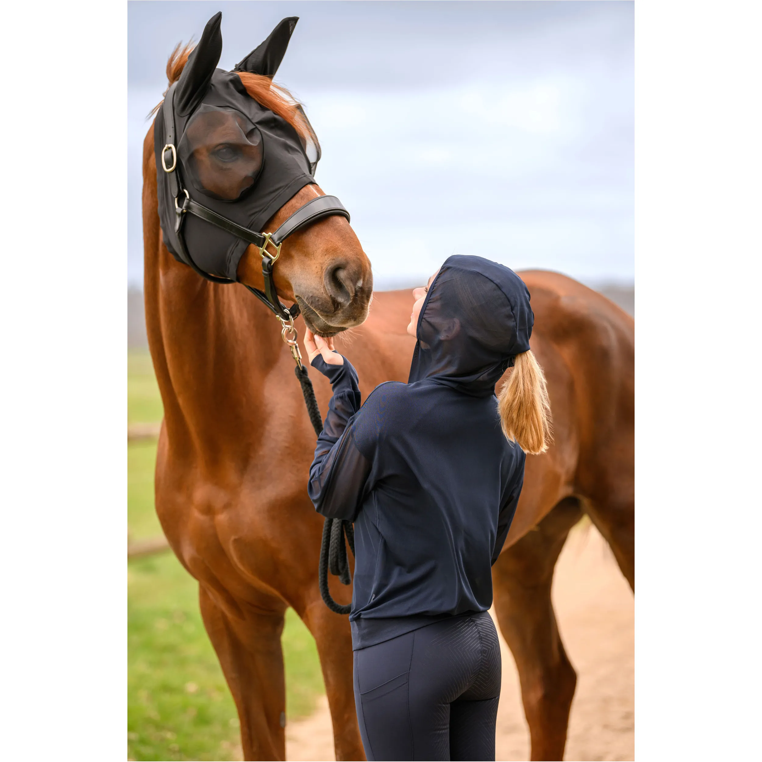 Damen Fliegenschutz-Hoody RUBY tiefblau