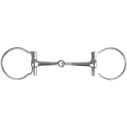 Westerngebiss D-Ring einfach gebrochen SNAFFLE 14mm