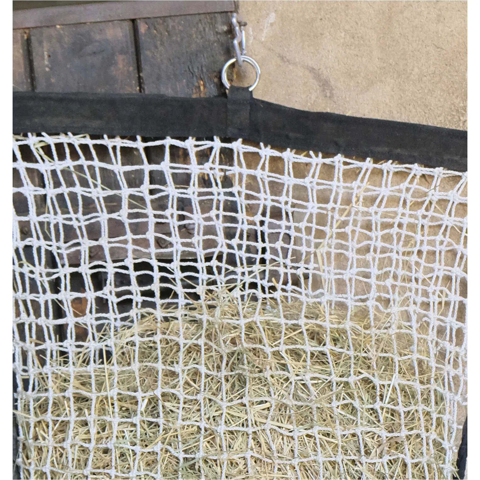 Heunetz mit Klettverschluss weiß 93x78cm