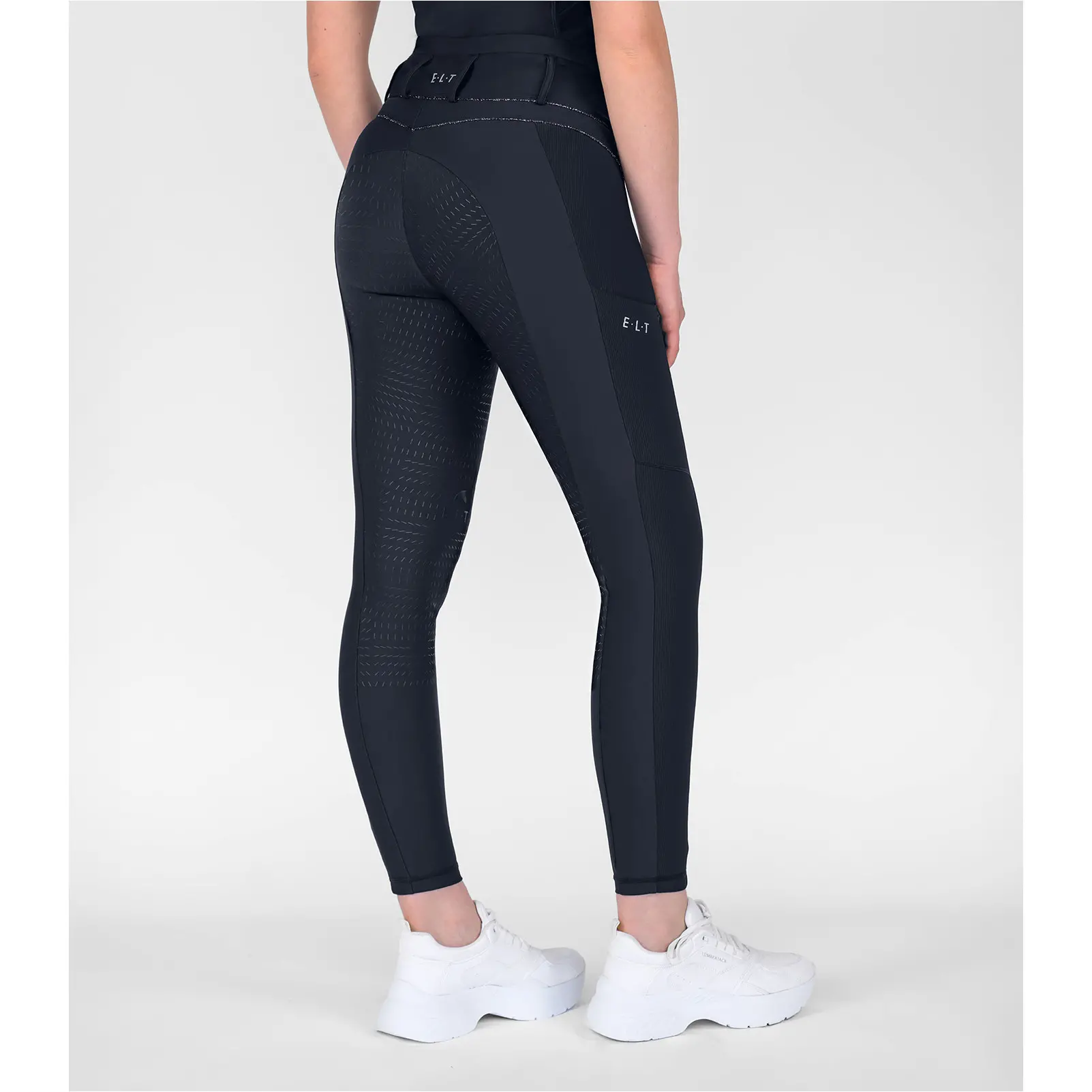 Kinder Reitleggings Silikon Vollbesatz SUSANN tiefblau