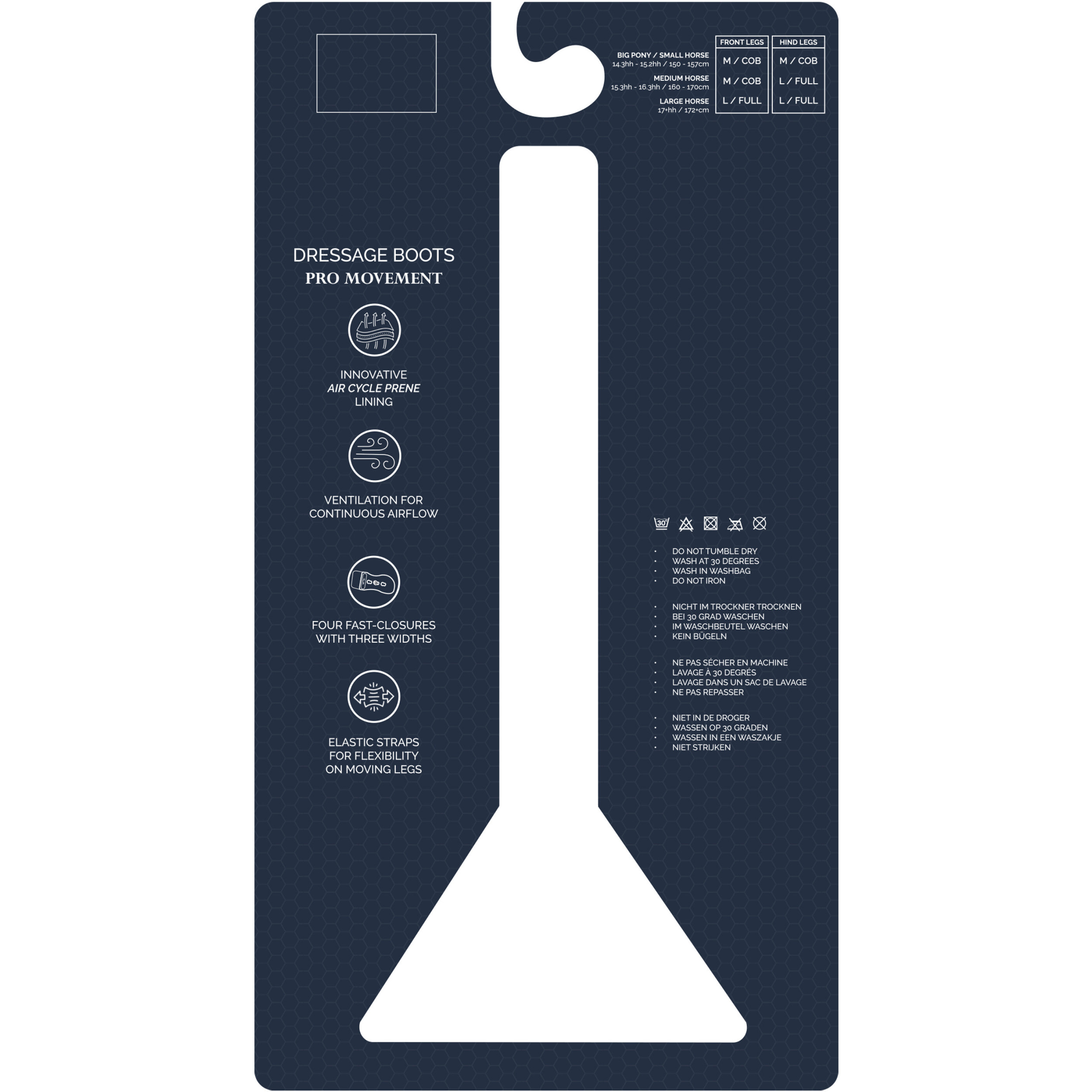 Dressurgamaschen HVPPro Movement braun