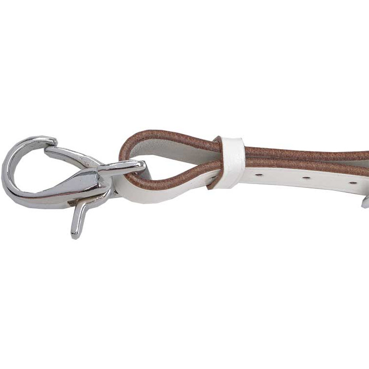 Longe weiches Gurtband SOFT WHITE weiß