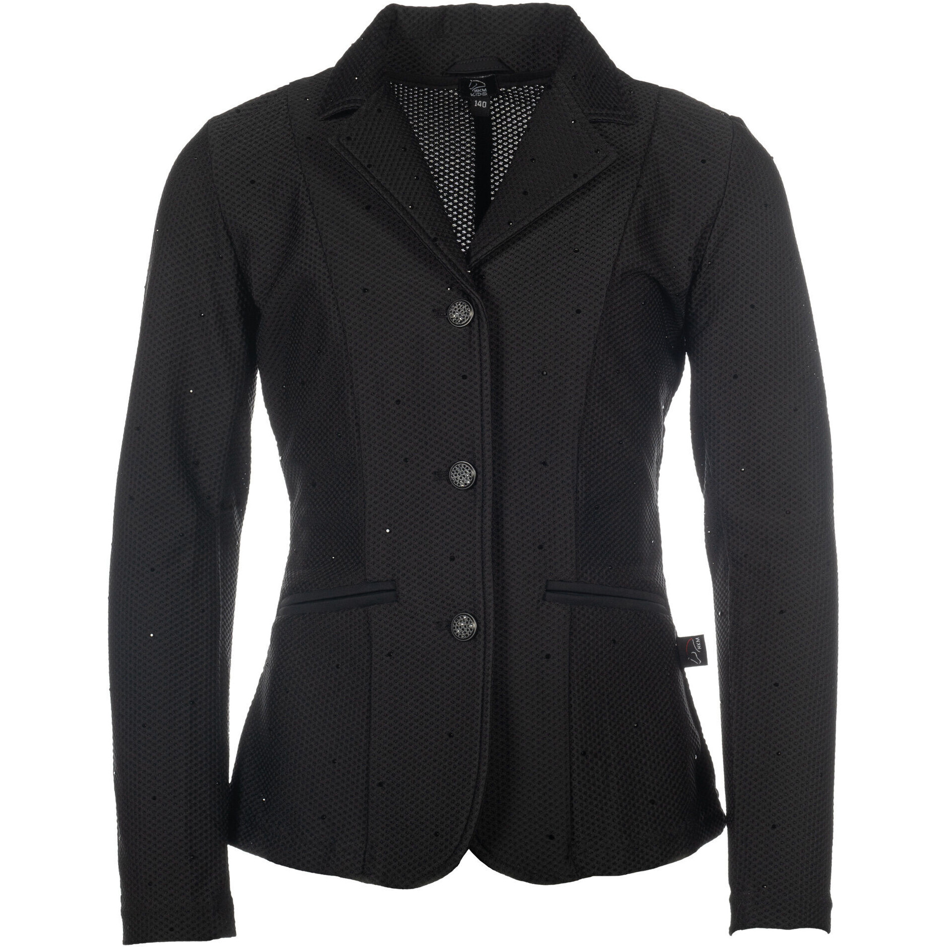 Kinder Turnierjacket CRYSTAL KIDS schwarz