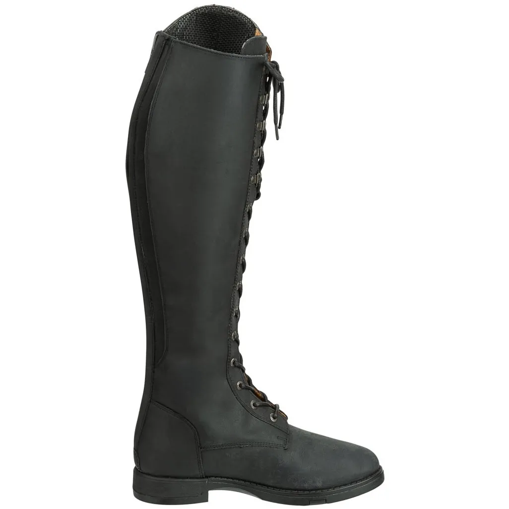 Damen Reitstiefel LONGFORD ALL YEAR Echtleder waxy black