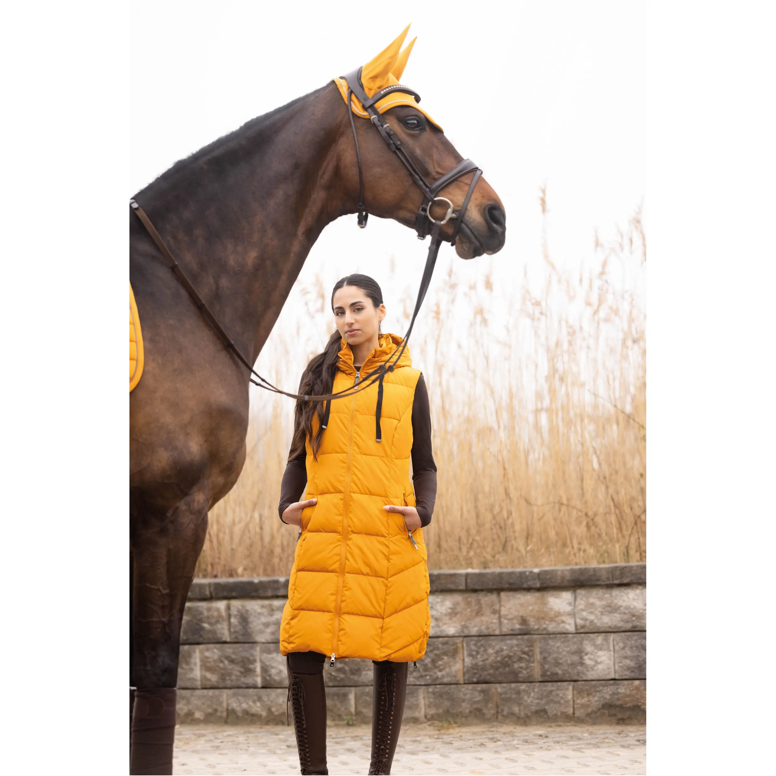 Damen Langweste AREZZO senf Damen Langweste AREZZO senf