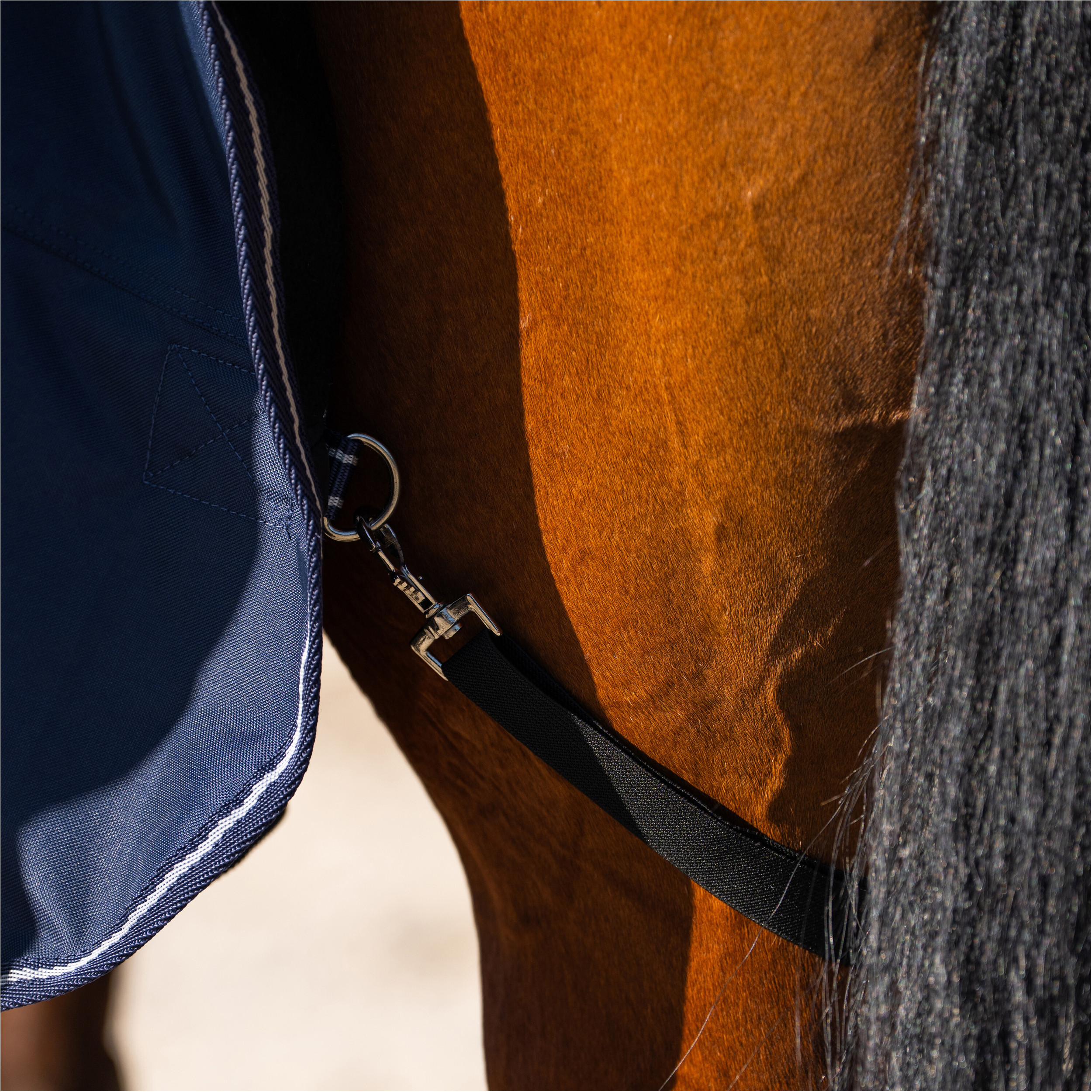 Outdoordecke High Neck 400g Füllung 600D IRHBasic navy