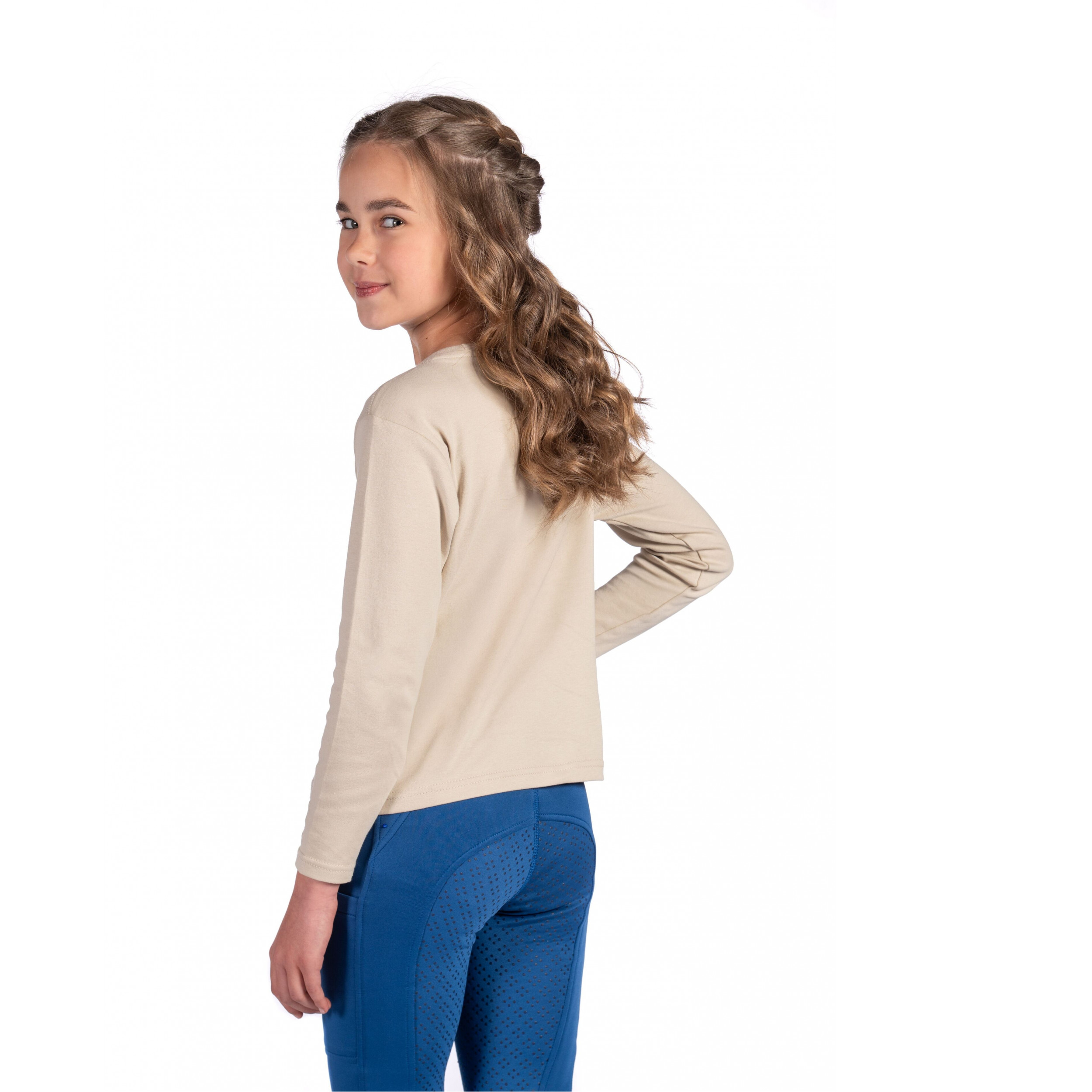 Kinder Langarmshirt MIA beige