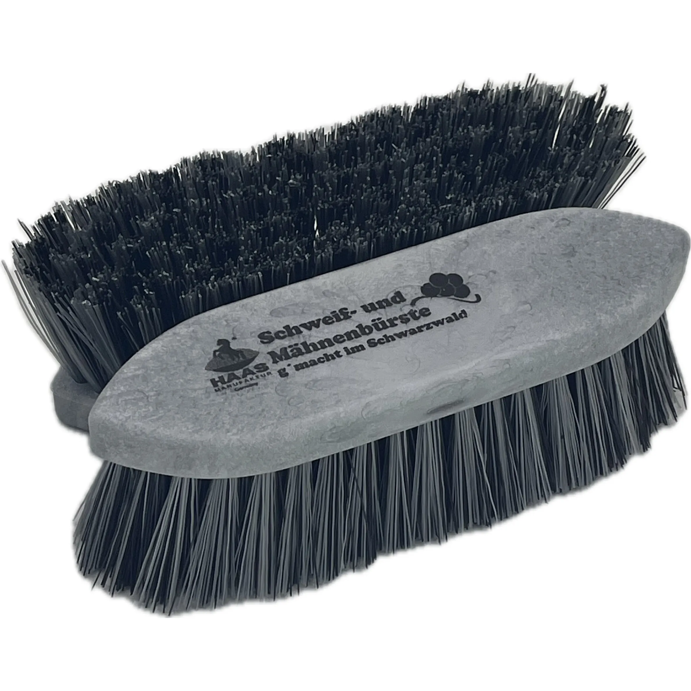 Schweif- und Mähnenbürste klein silber