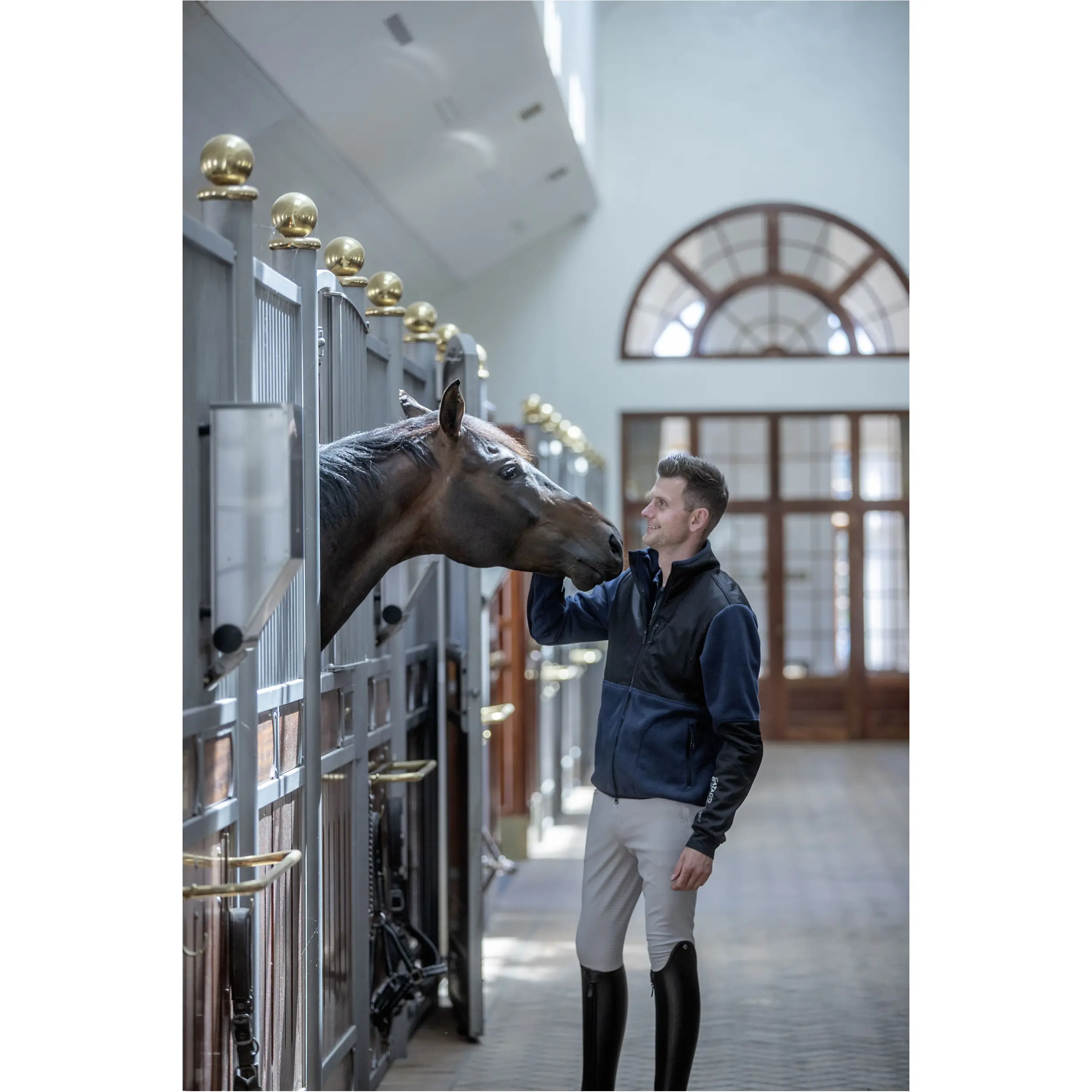 Herren Fleecereitjacke NEIL navy Herren Fleecereitjacke NEIL navy