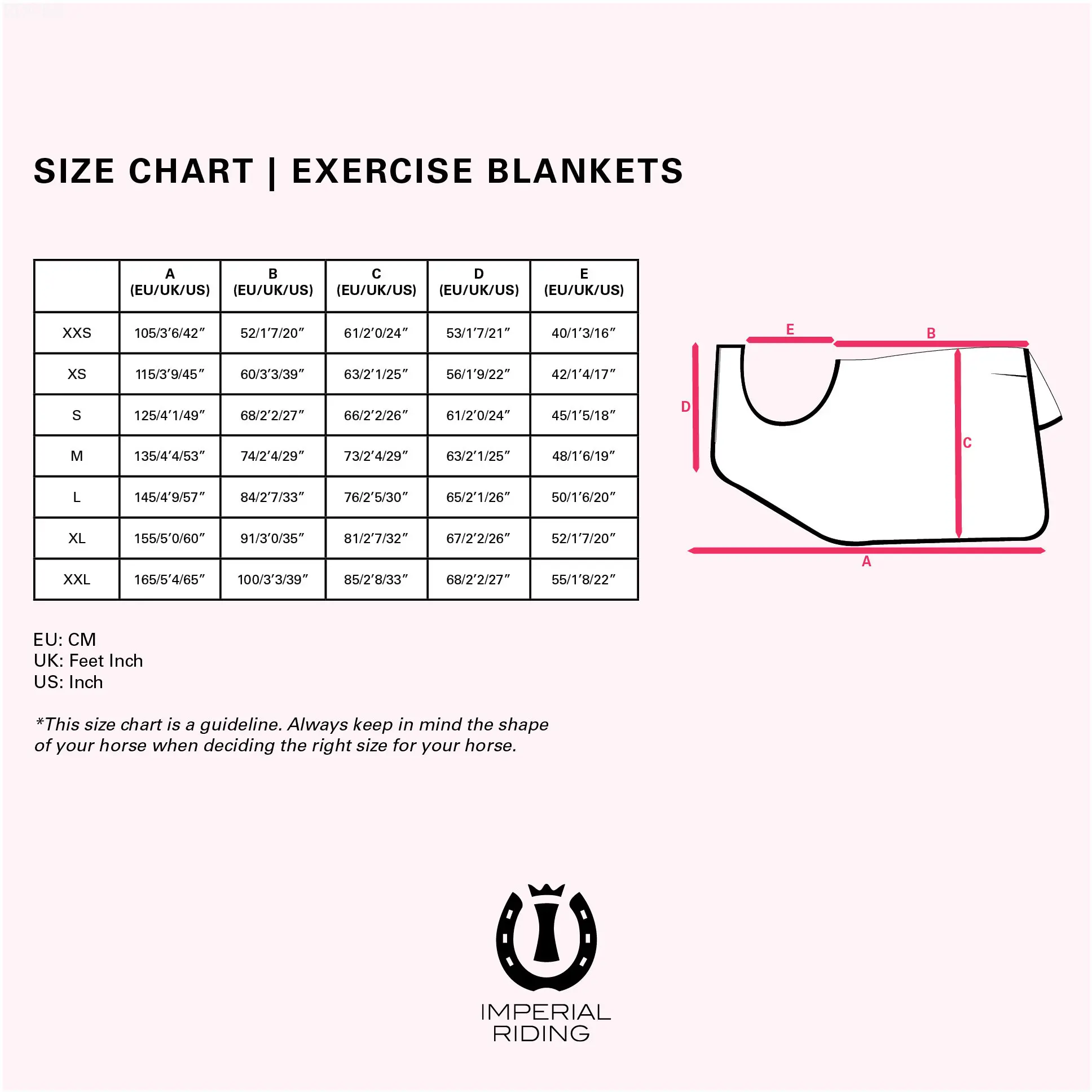 Ausreitdecke IRHReflective neon pink Ausreitdecke IRHReflective neon pink