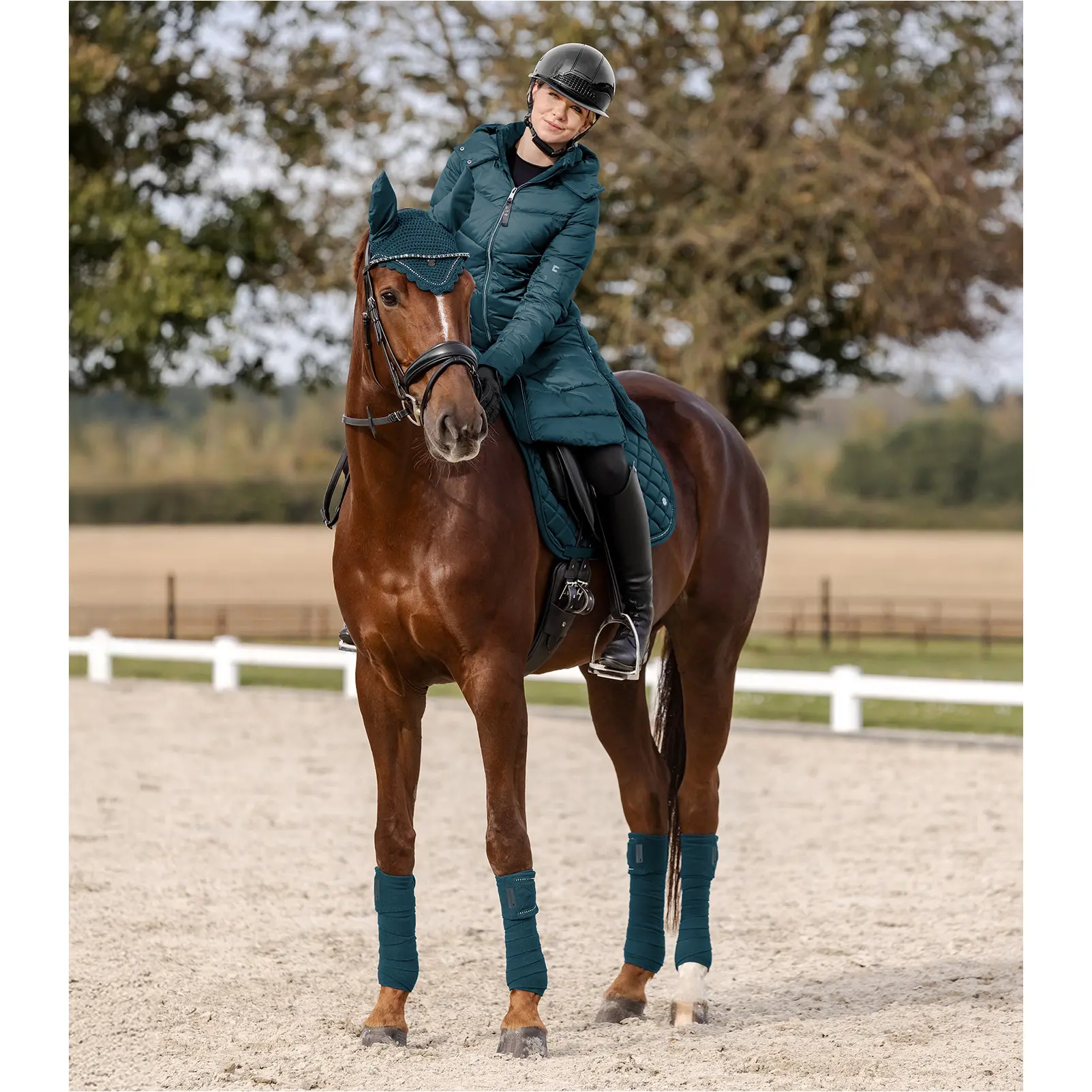 Schabracke NEPAL petrolblau Schabracke NEPAL petrolblau