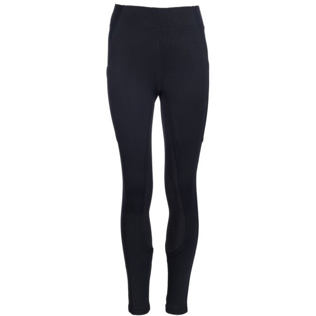 Damen Reitleggings Silikon Vollbesatz MESH STYLE schwarz