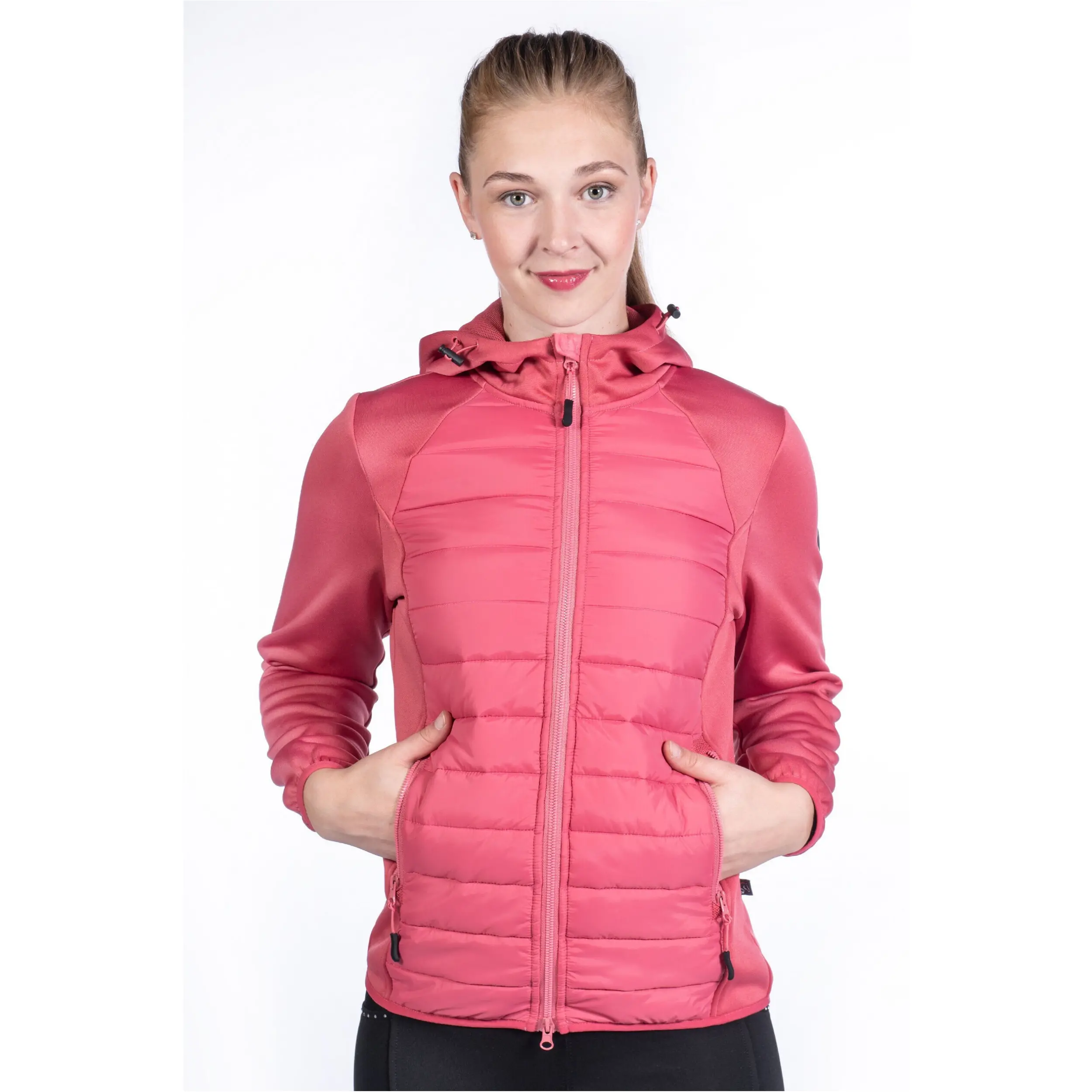 Damen Sweatjacke STYLE himbeere