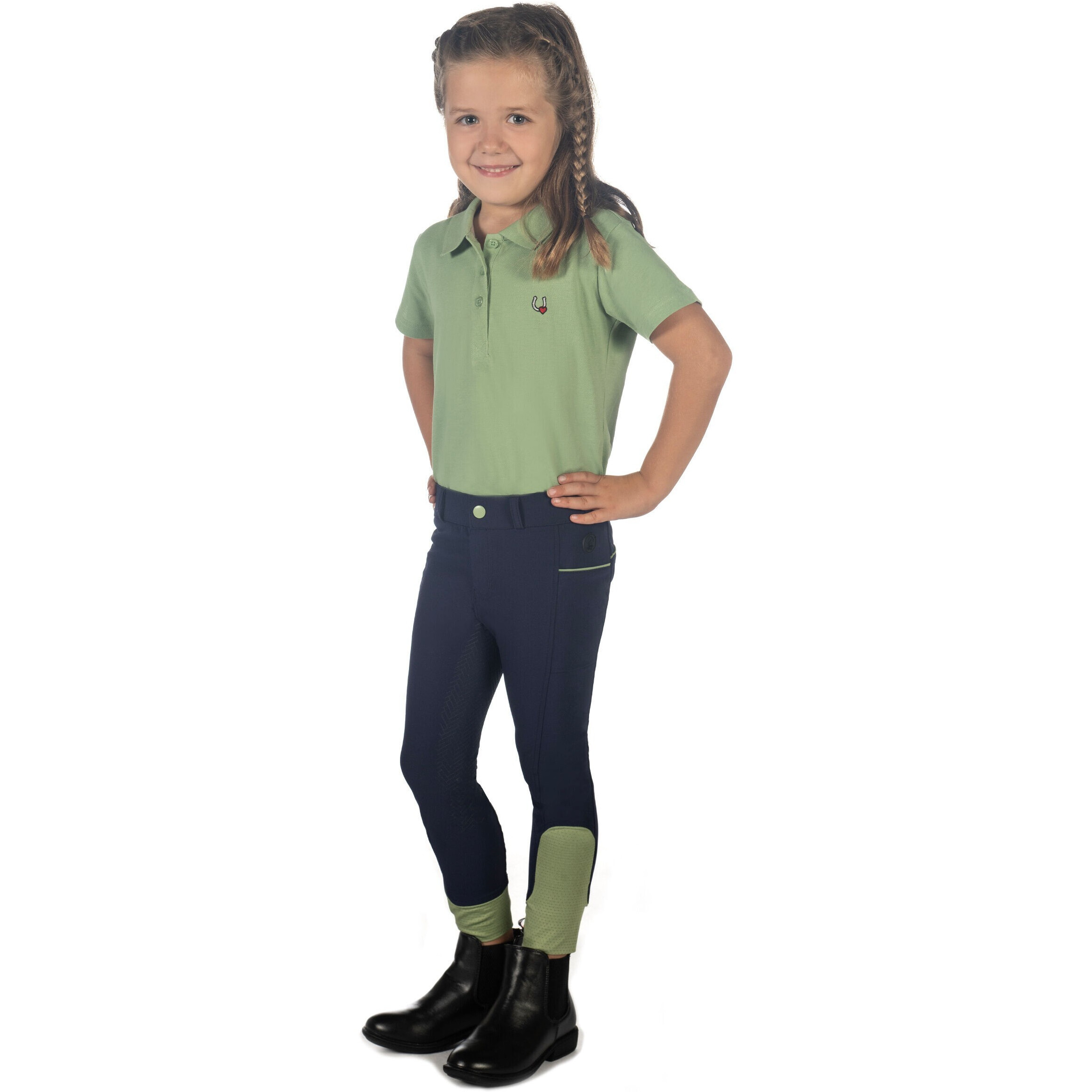 Kinder Poloshirt CLAIRE jade