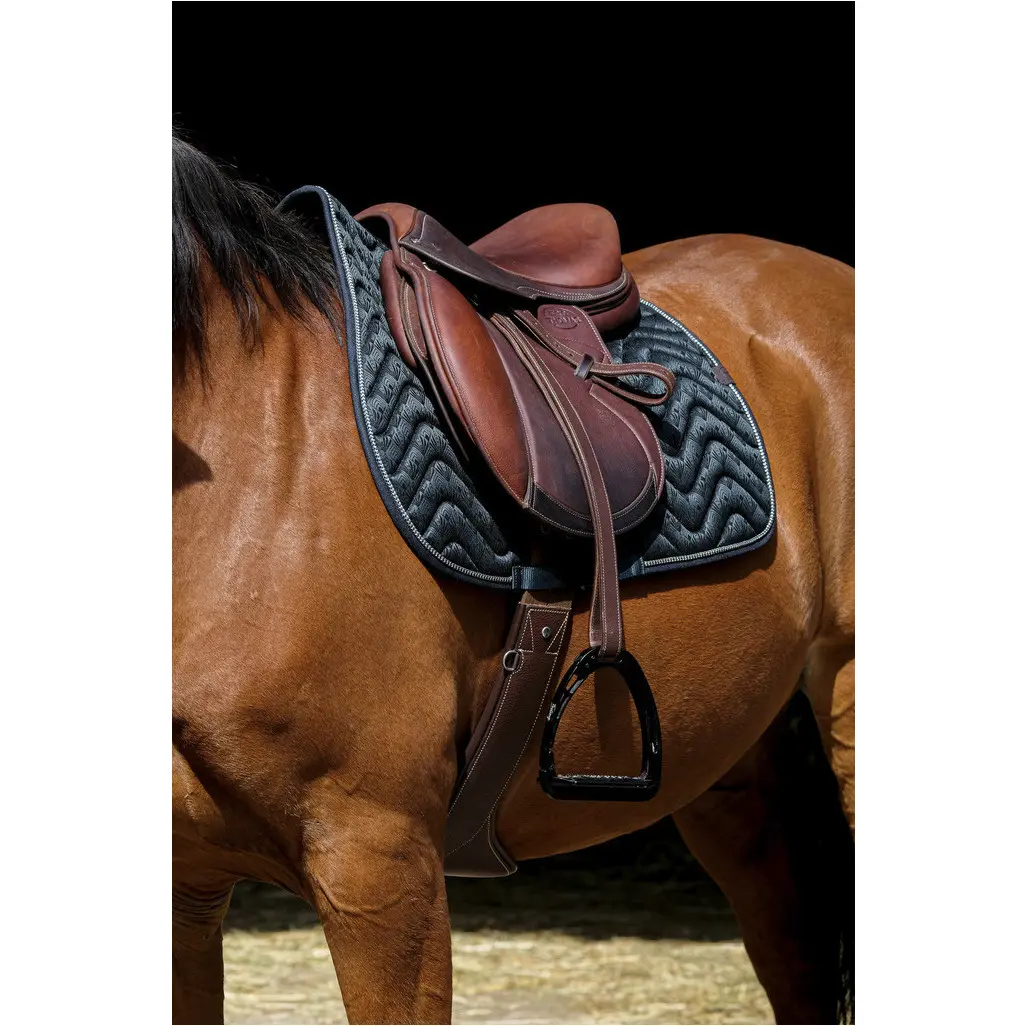 Schabracke BROCART dunkelgrün Warmblut Vielseitigkeit