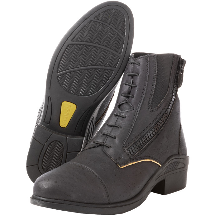 Stiefelette CORTICA Vegan Kork schwarz