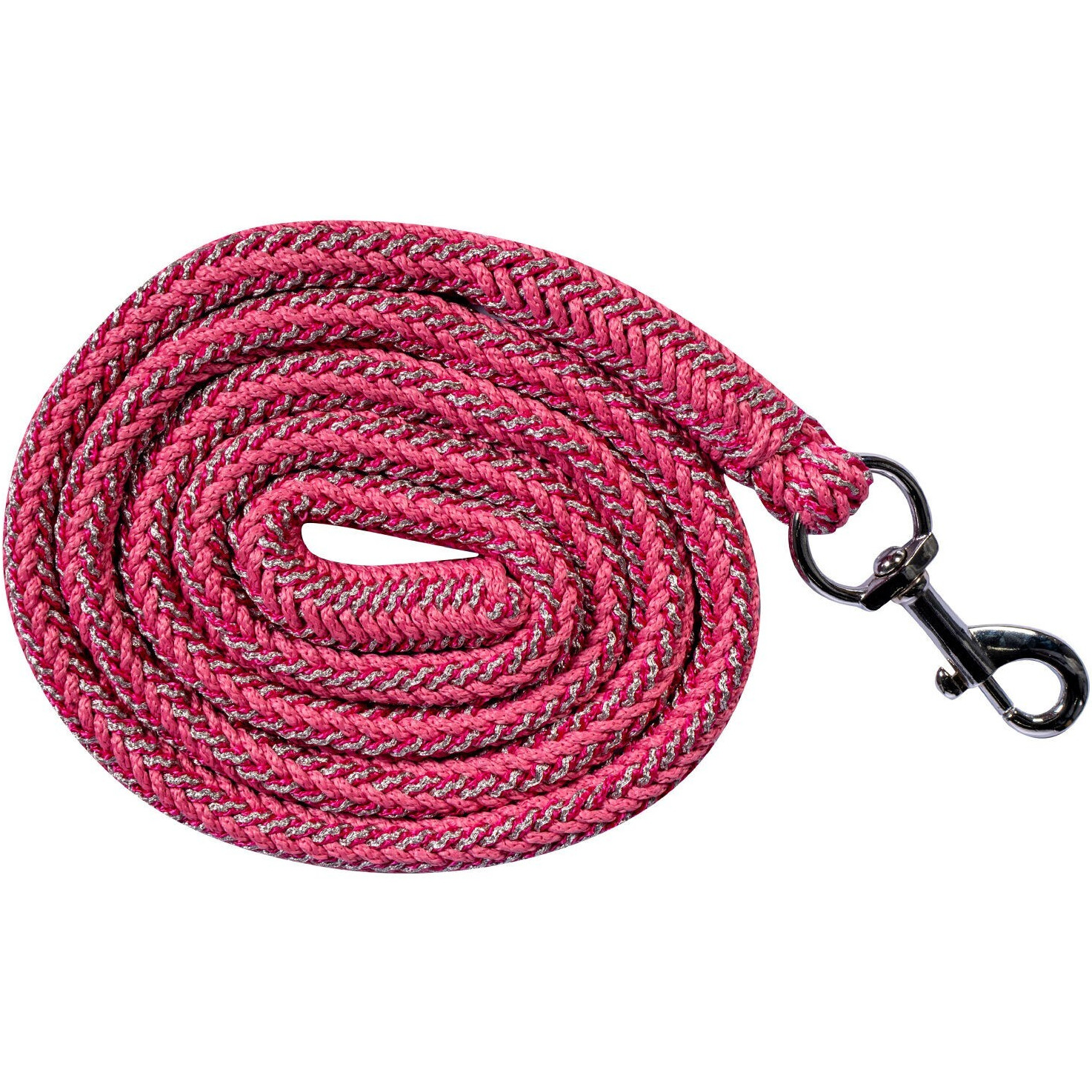 Halfter-Set mit Karabiner & Fliegenfransen LILLY pink