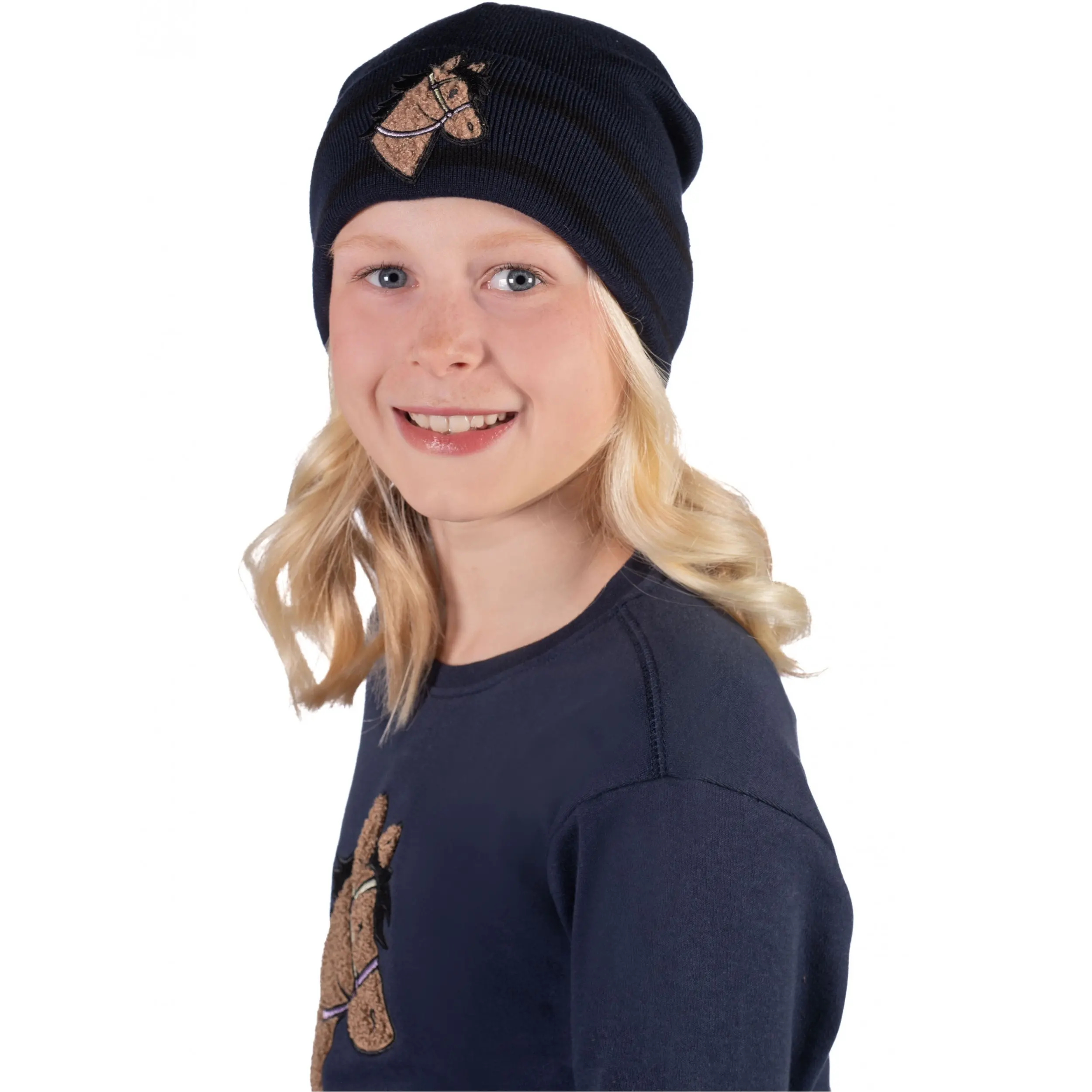 Winter Kinder Mütze MIA dunkelblau