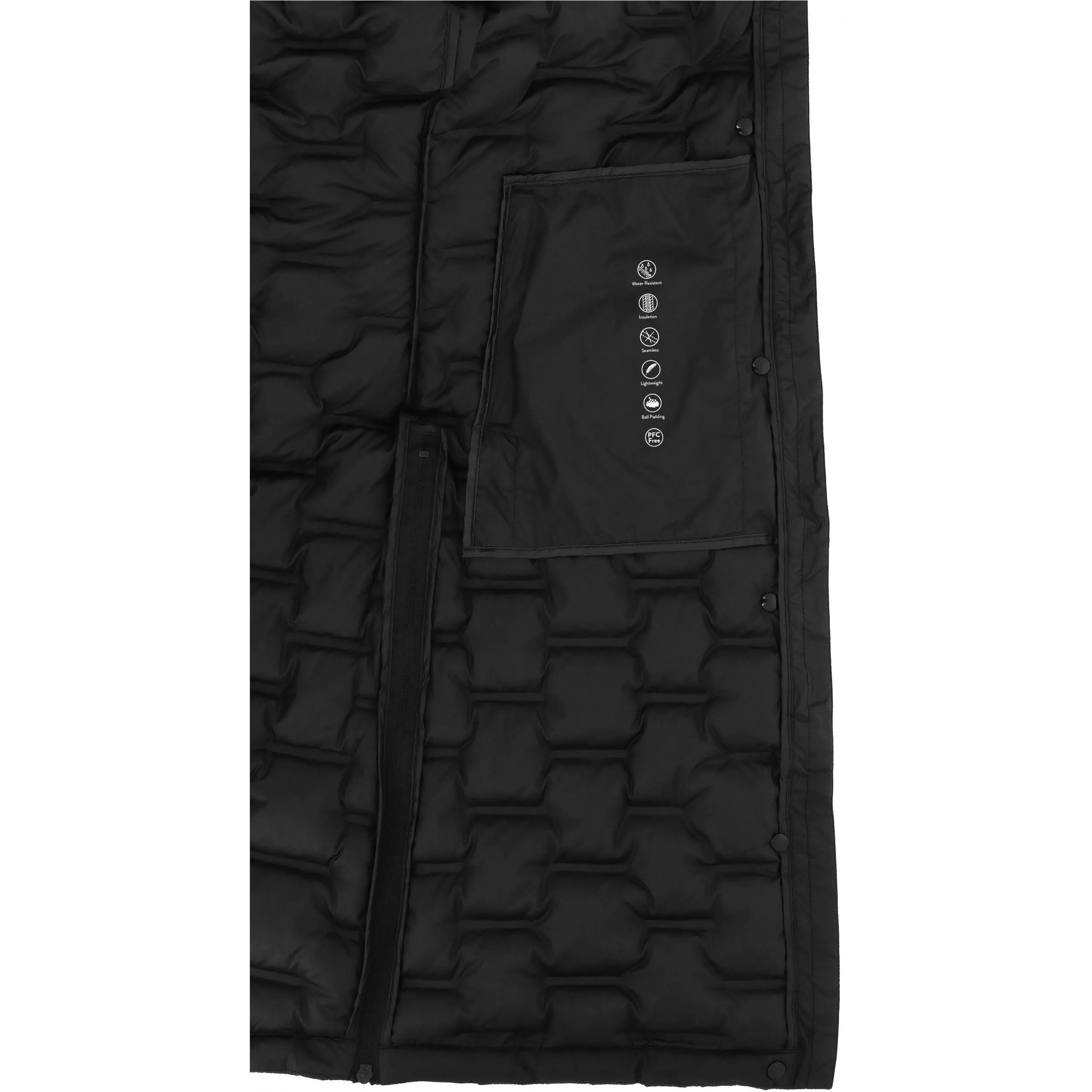 Damen Steppmantel Je t'aime VANESSA schwarz 