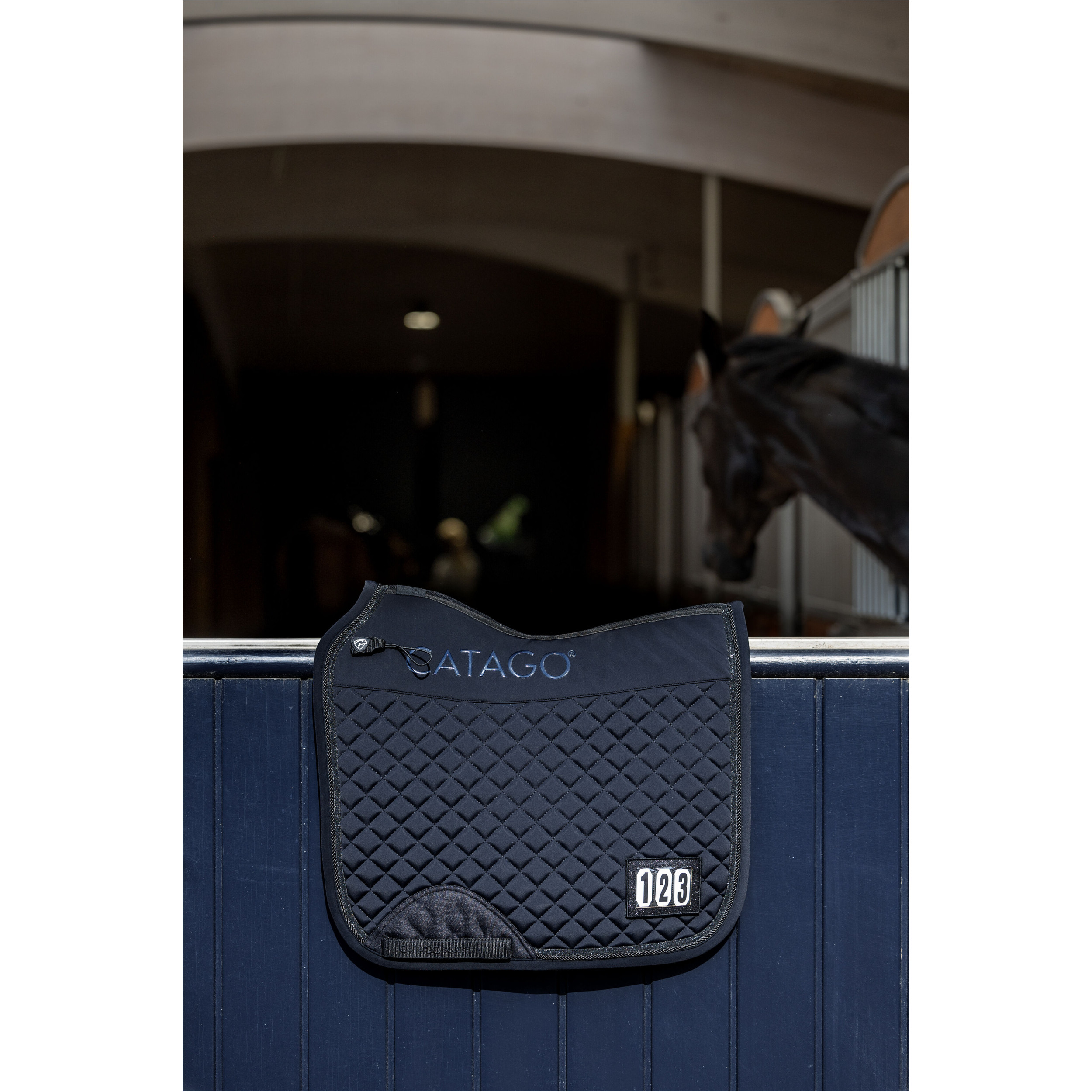 Schabracke mit Startnummer TREASURE 2.0 schwarz