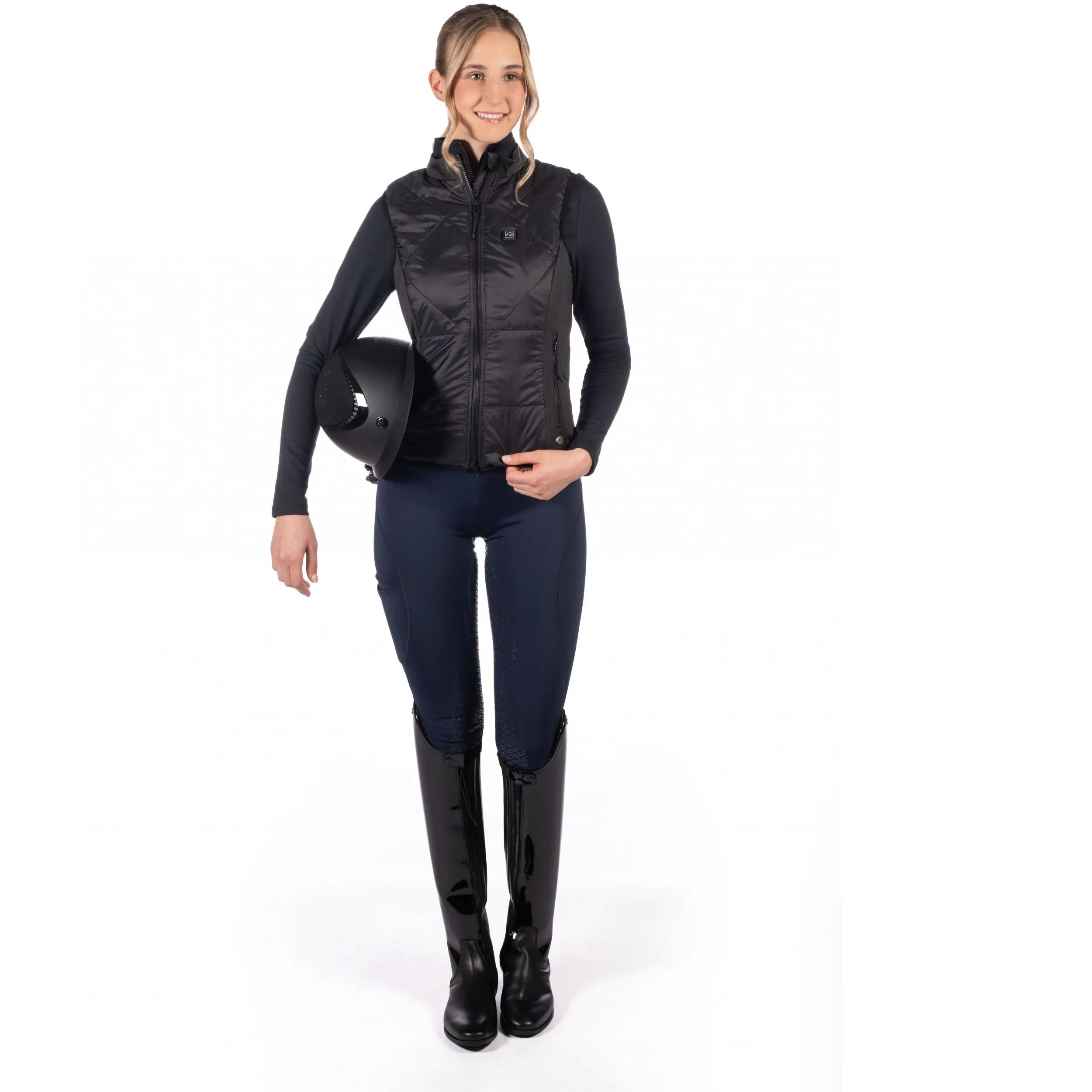 Winter Damen Heizweste SLIMLINE STYLE schwarz
