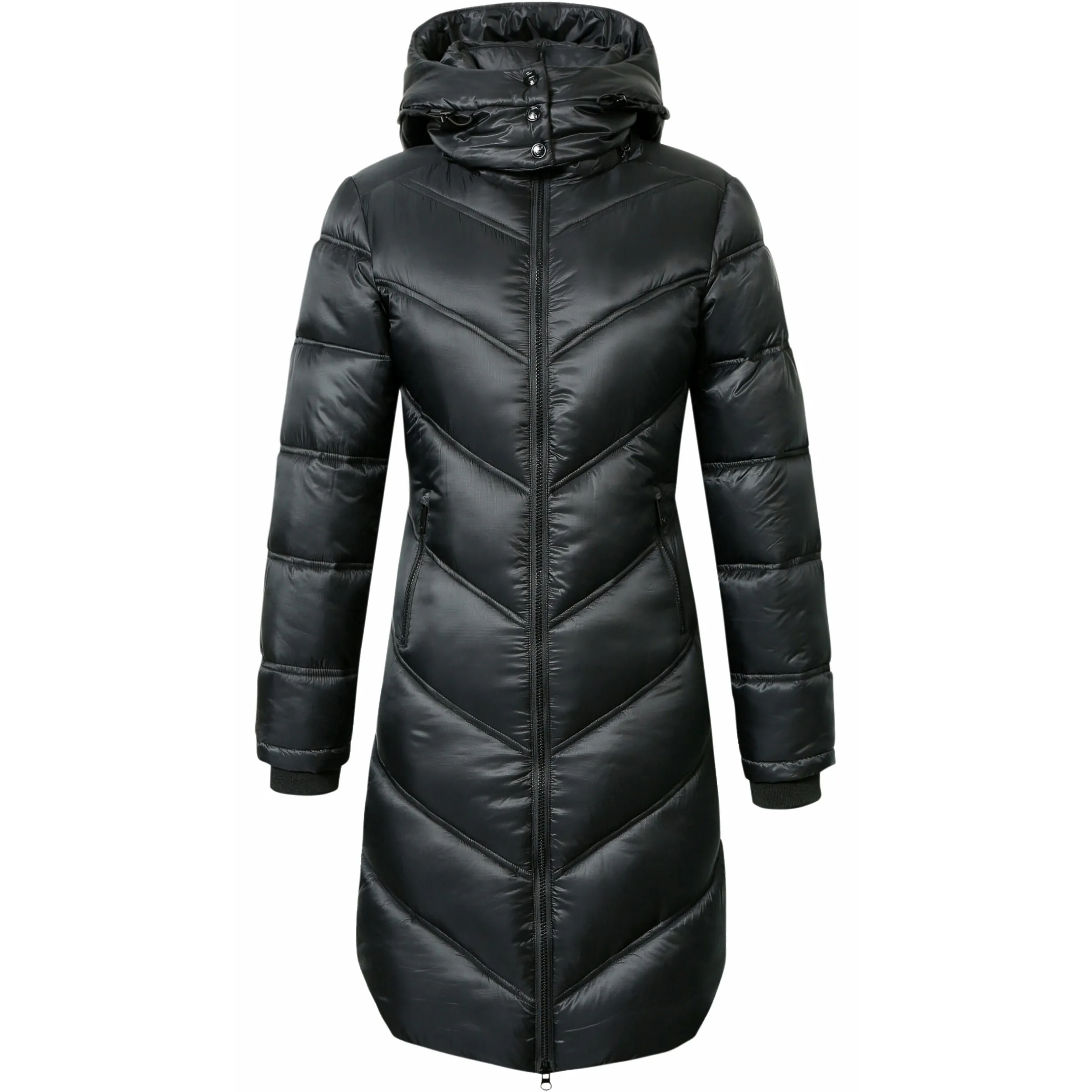 Damen Steppmantel EXCLUSIVE black