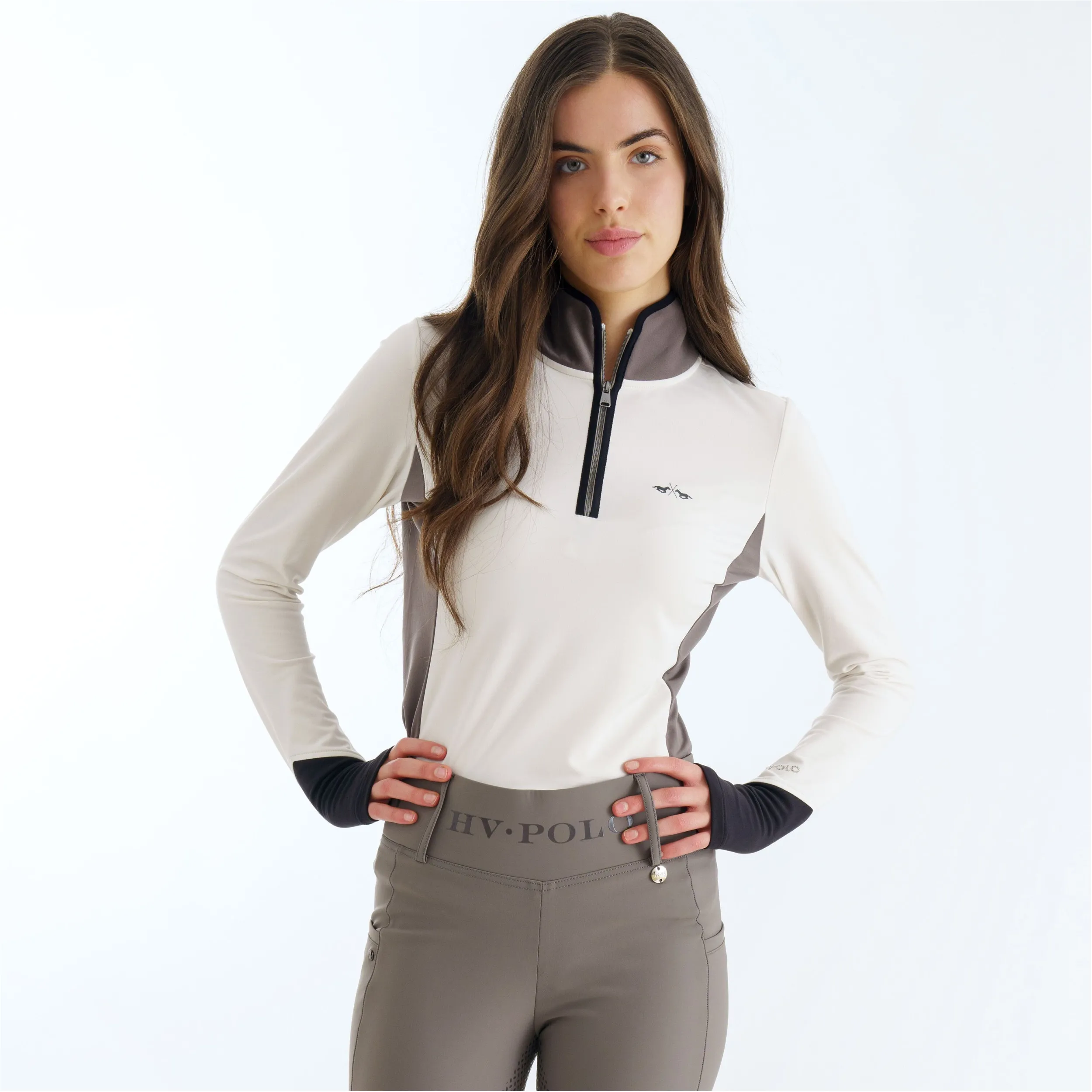 Damen Funktionsshirt HVPLavinia ivory