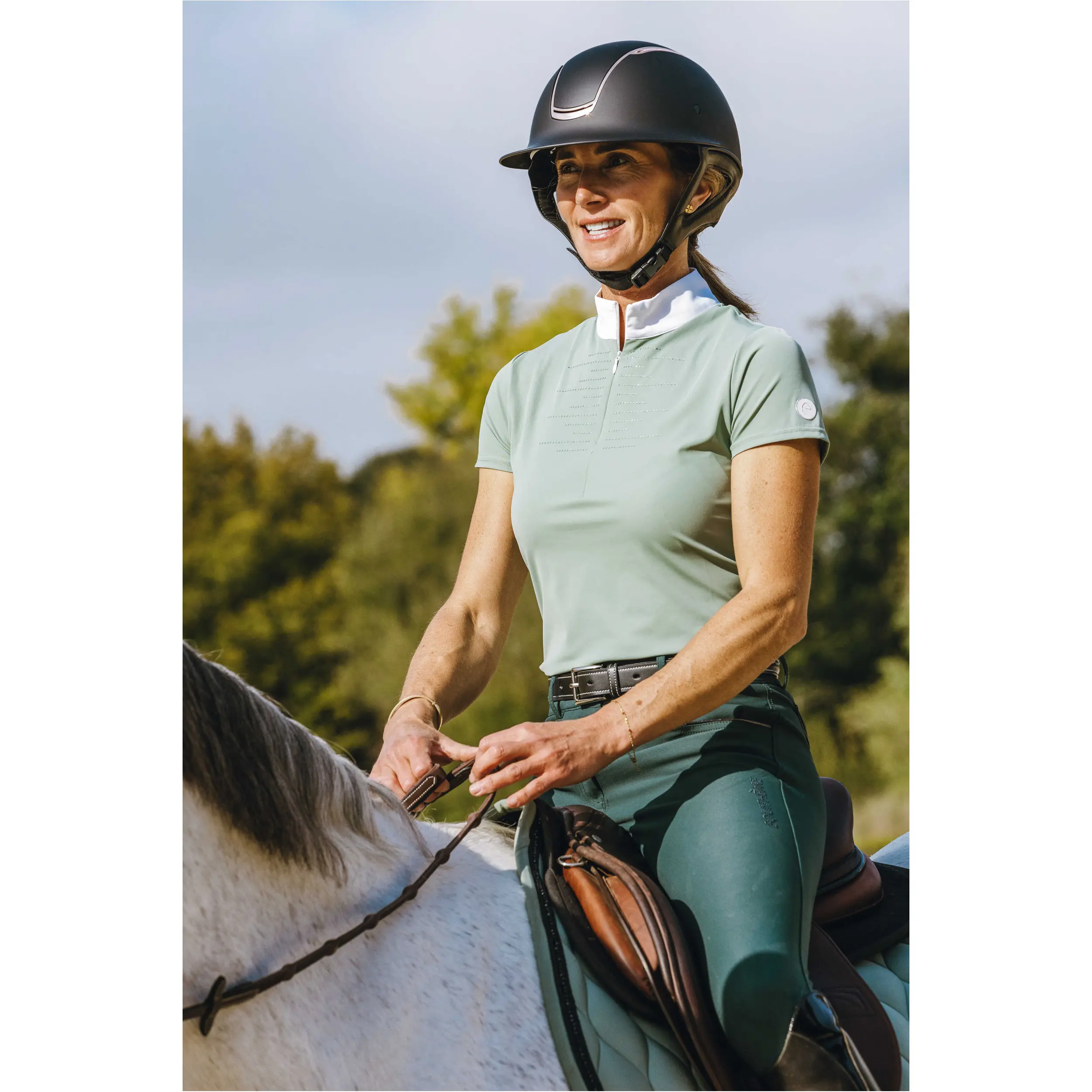 Damen Turnierpolo EK-SUZANNE hellgrün