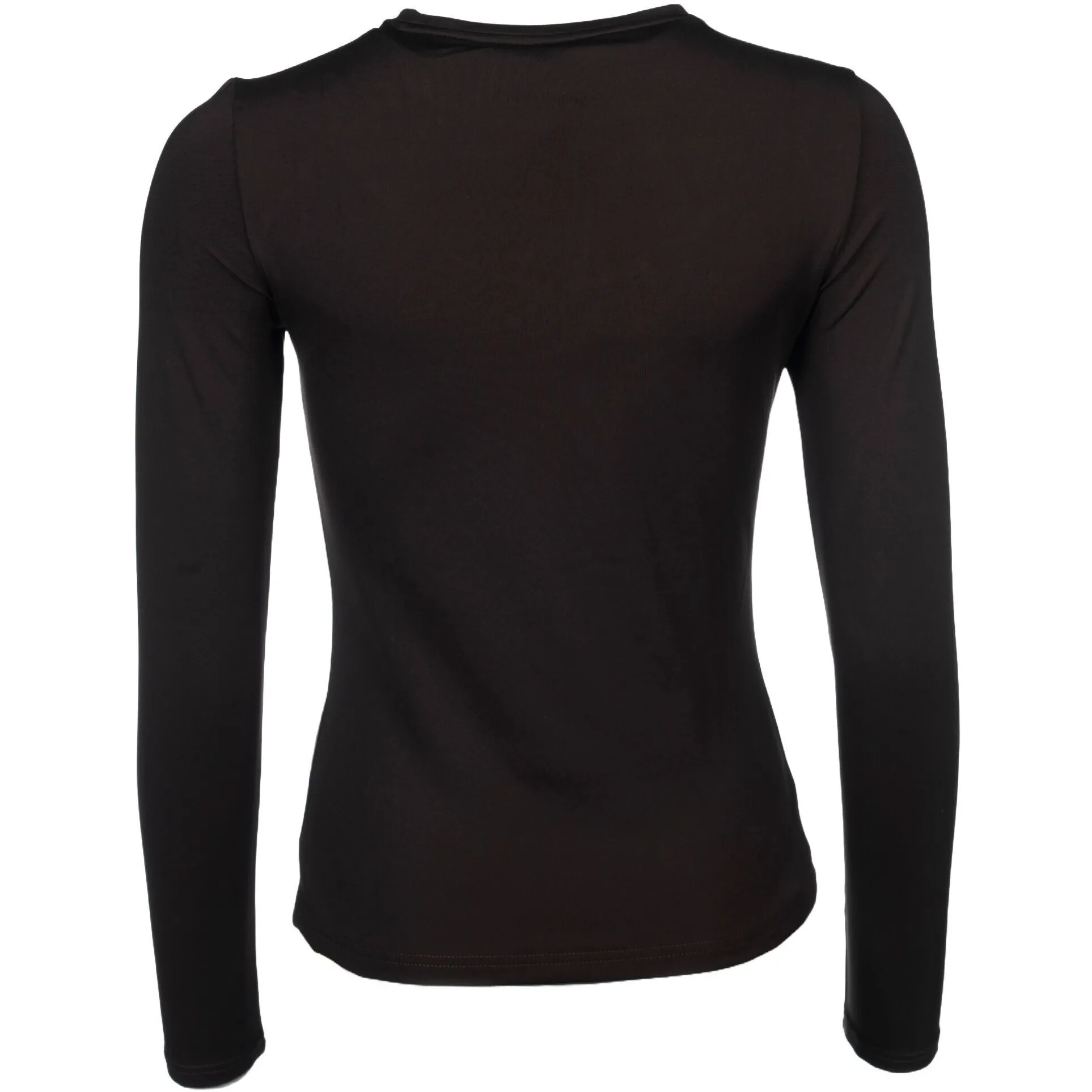 Damen Langarmshirt AREZZO FUNCTION dunkelbraun