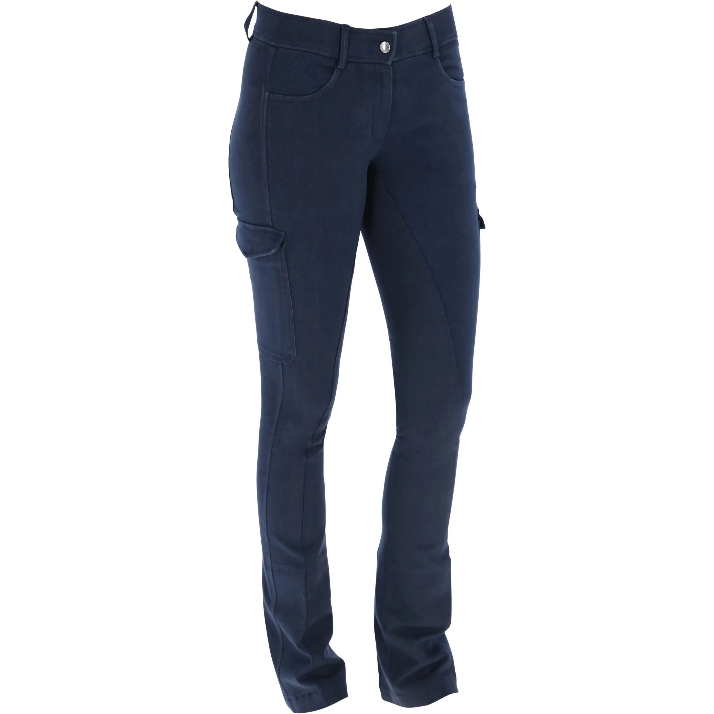 Damen Jodhpur Reithose Vollbesatz BASIC PLUS navy