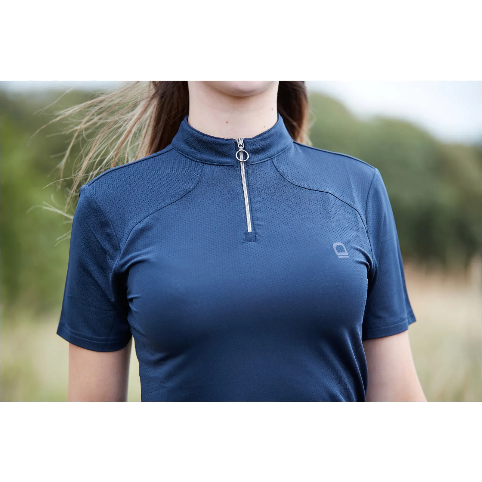 Damen Turniershirt Half-zip HASTY navy