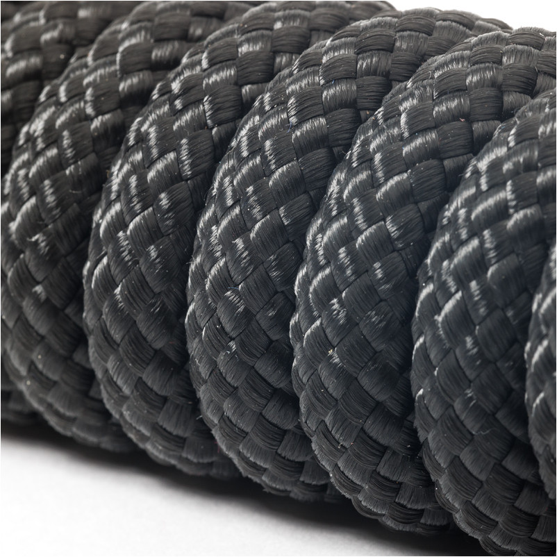 Führstrick mit Panikhaken schwarz