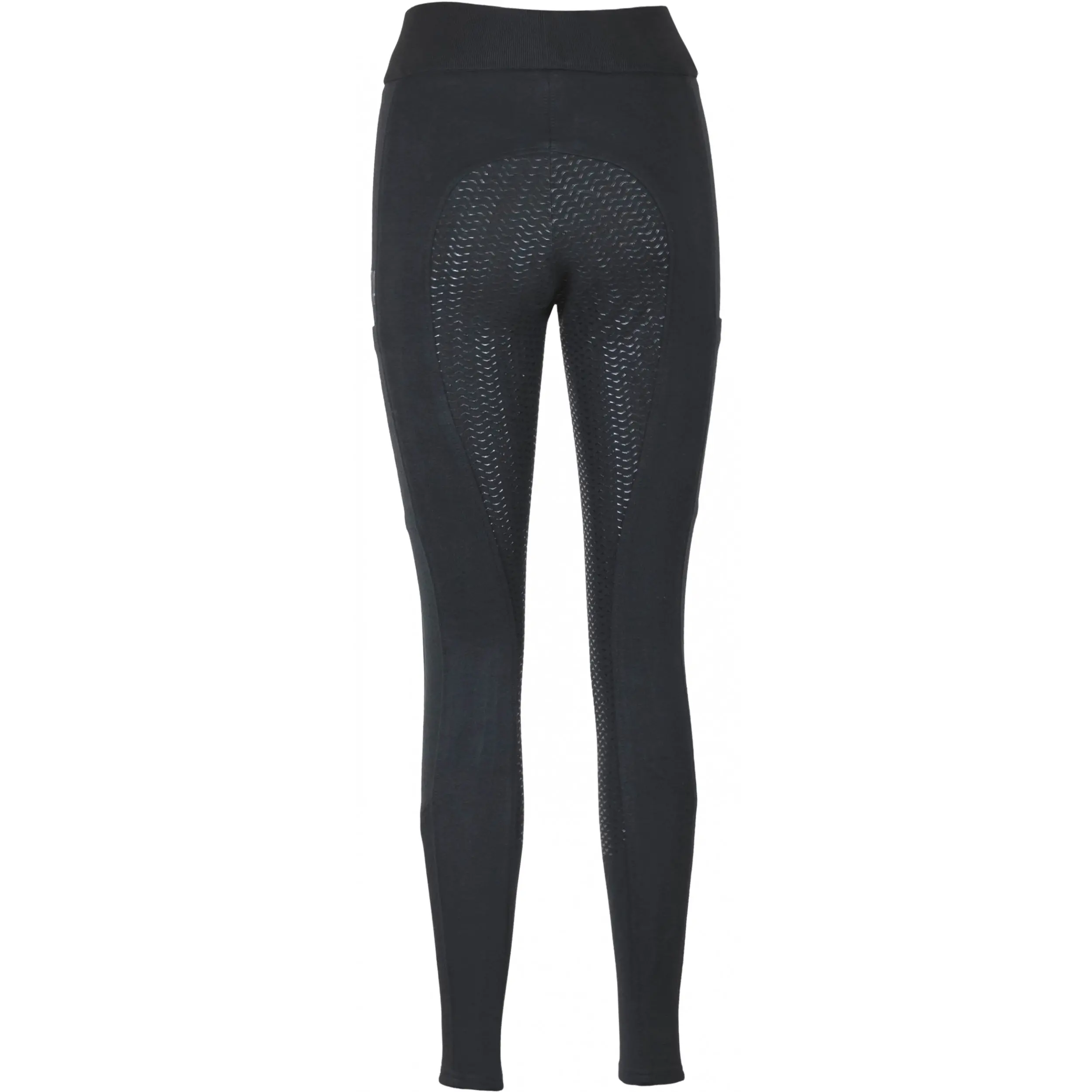 Damen Reitleggings Silikon Vollbesatz HANNA schwarz