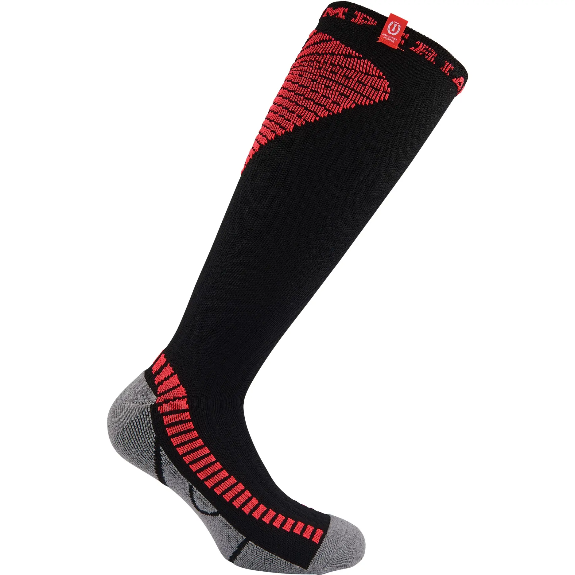 Damen Reitsocken IRHJumper black/diva pink