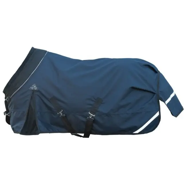 Weidedecke 1200D mit glattem Futter LIBERTY dunkelblau/schwarz