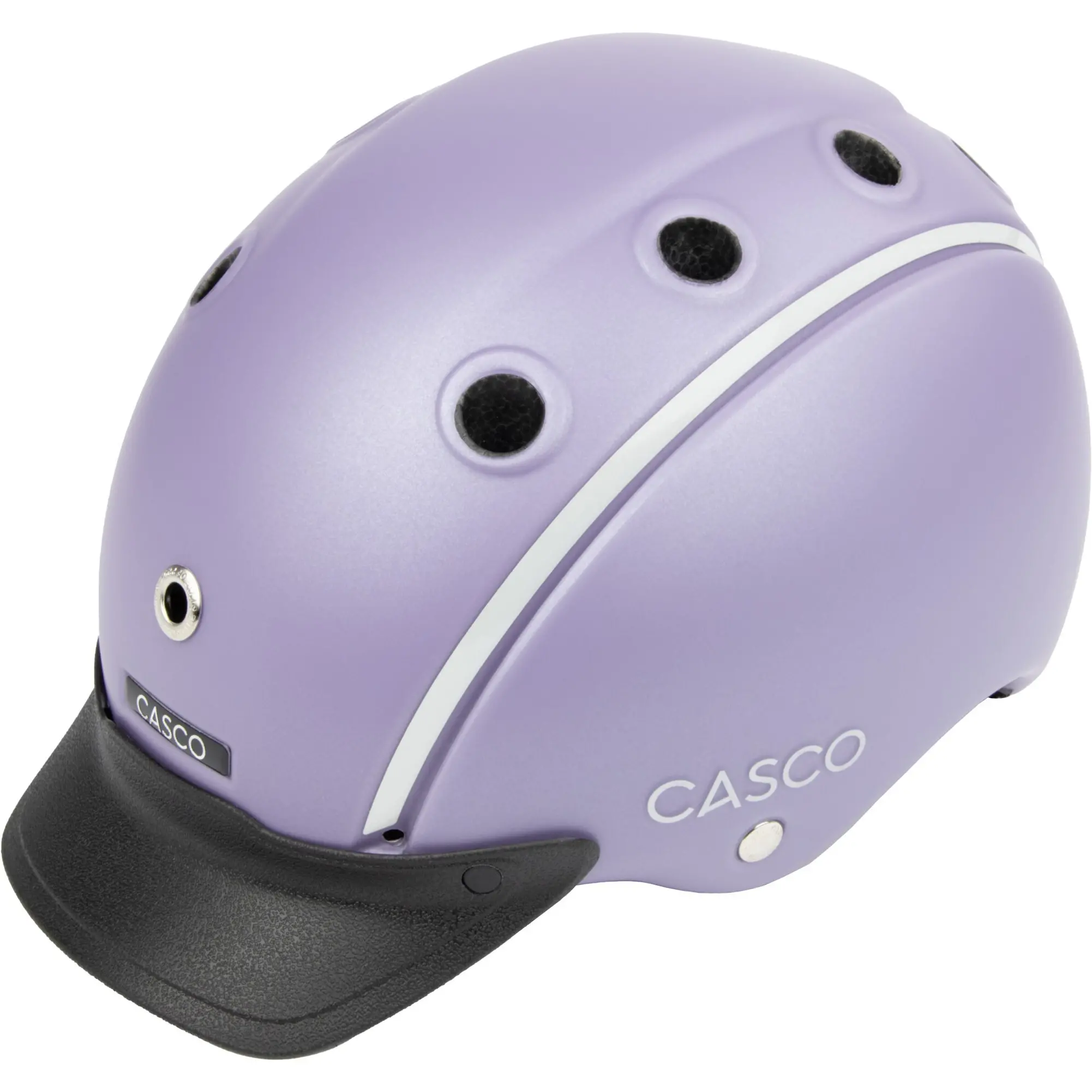 Kinder Reit-, Fahrrad- und Skihelm NORI Princess violett matt