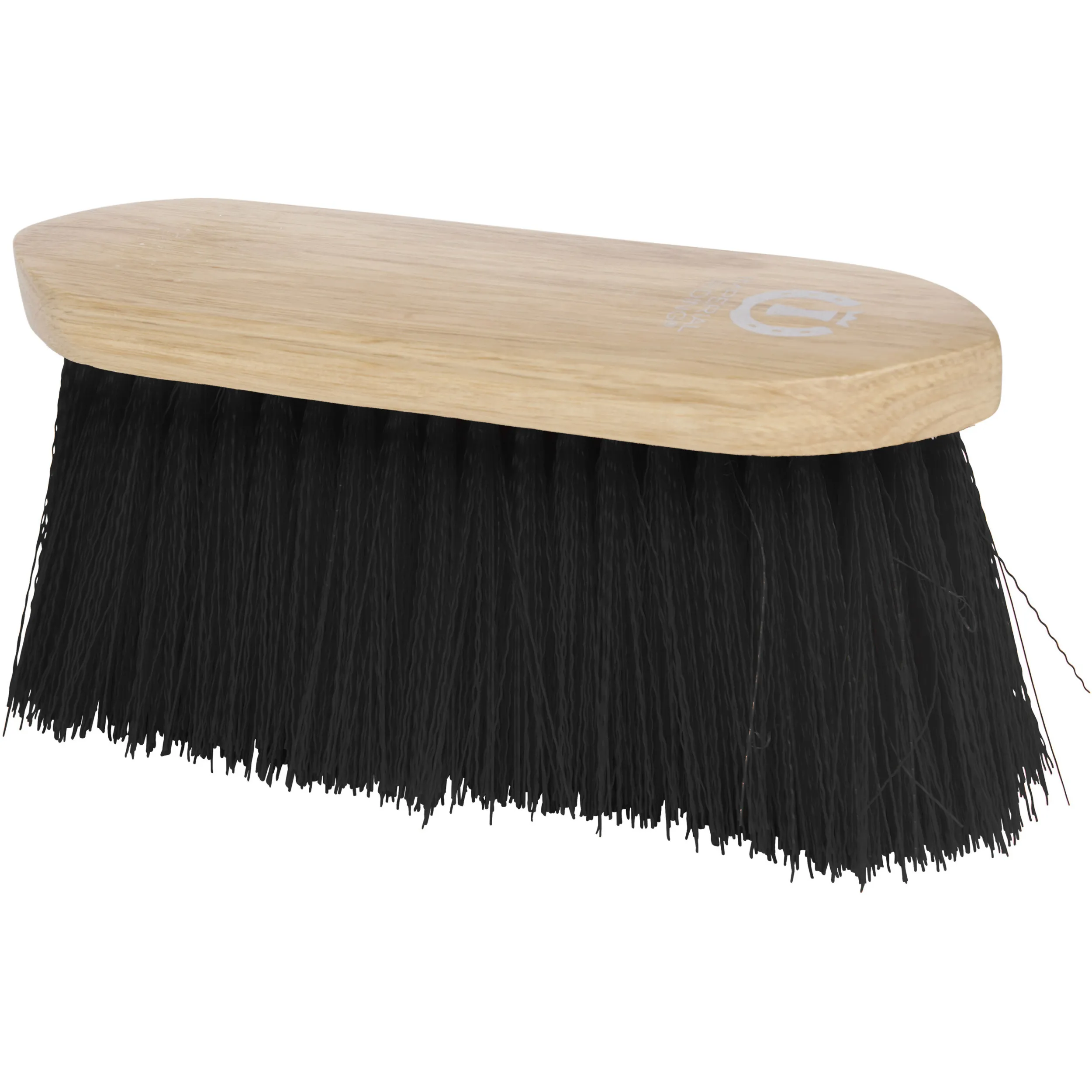 Wurzelbürste langes Nylon Haar mit Holzrücken IRH schwarz
