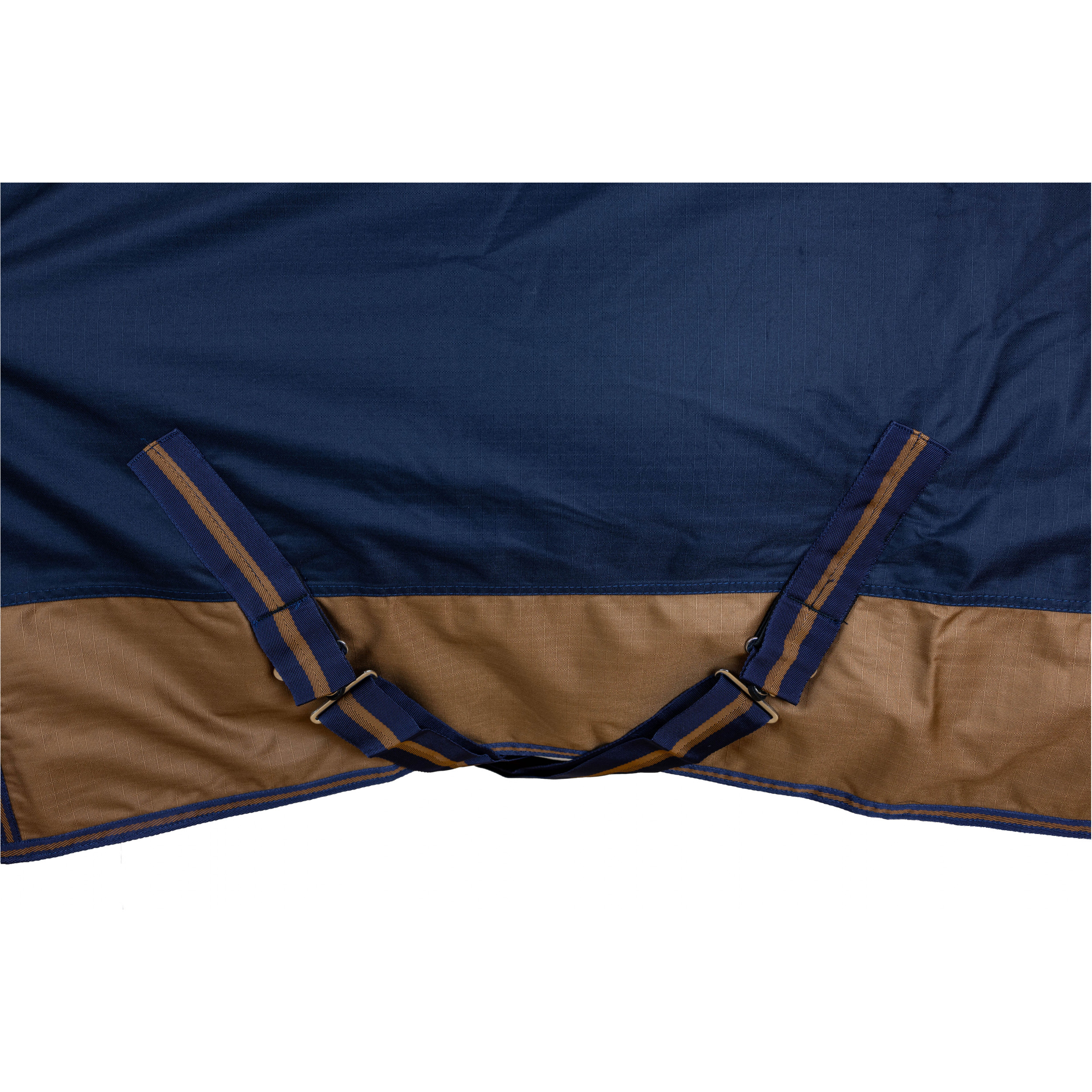 Weidedecke Full Neck Polarfleece 600D BASICLINE dunkelblau/braun