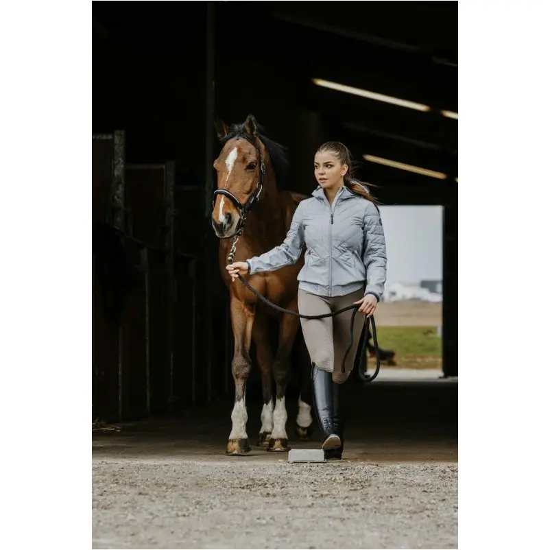 Damen Hybridjacke MONA grau meliert Damen Hybridjacke MONA grau meliert