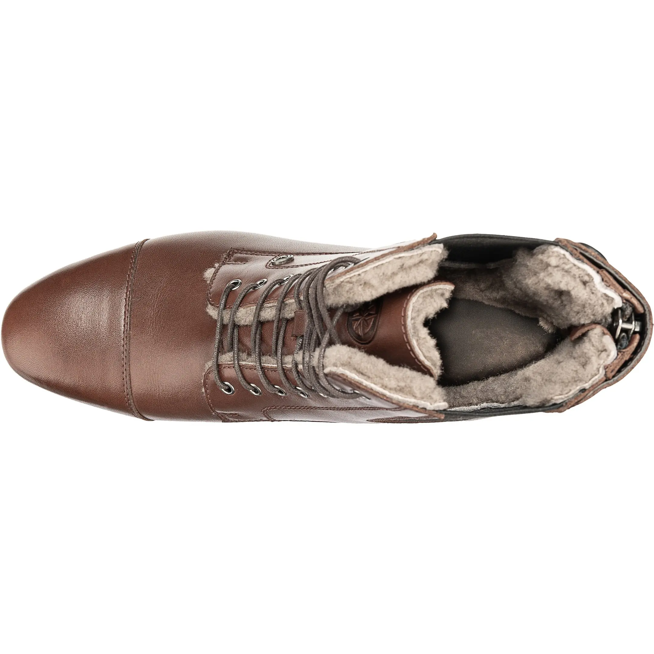 Winter Reitstiefeletten FLORENTINA BZ Lace Merino Echtleder braun Winter Reitstiefeletten FLORENTINA BZ Lace Merino Echtleder braun