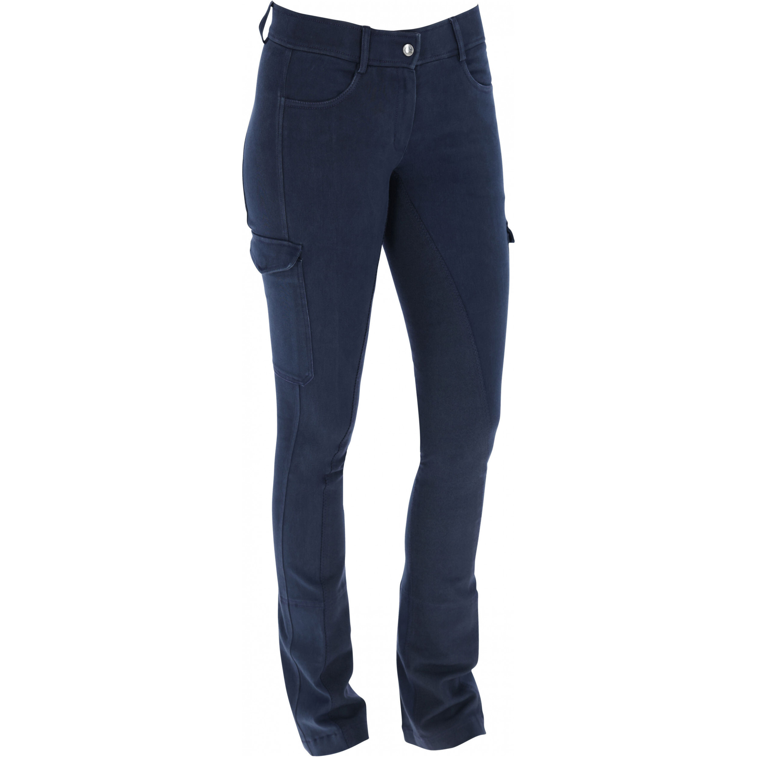 Damen Jodhpur Reithose Vollbesatz BASIC PLUS navy