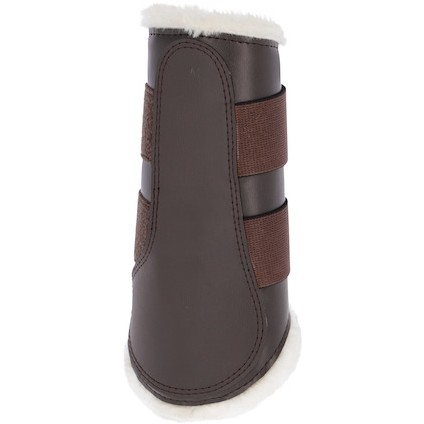 Dressur Gamaschen hinten braun