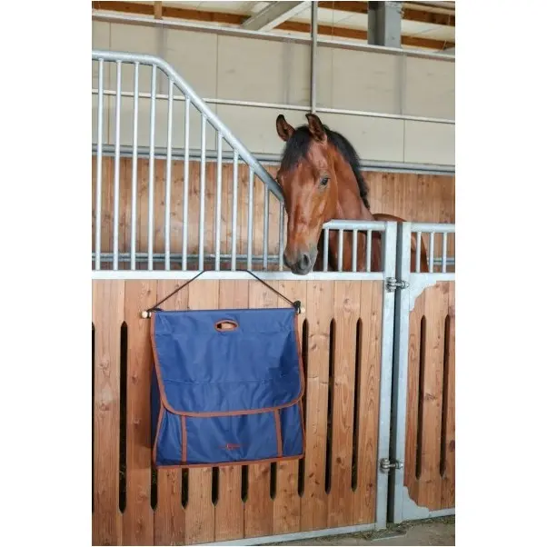 Boxentasche MILANO navy/camel 66x25x60cm