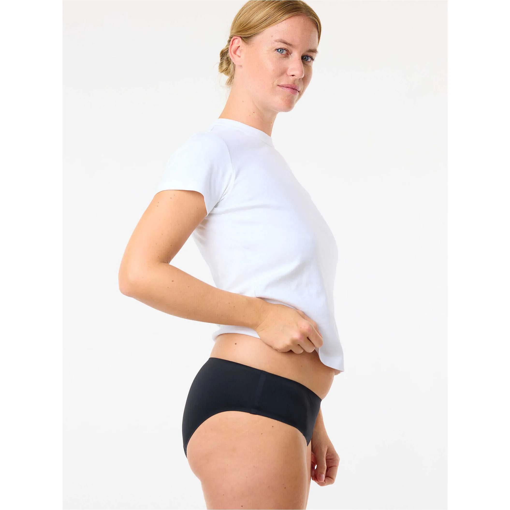 Damen Periodenslips (2er Set) schwarz