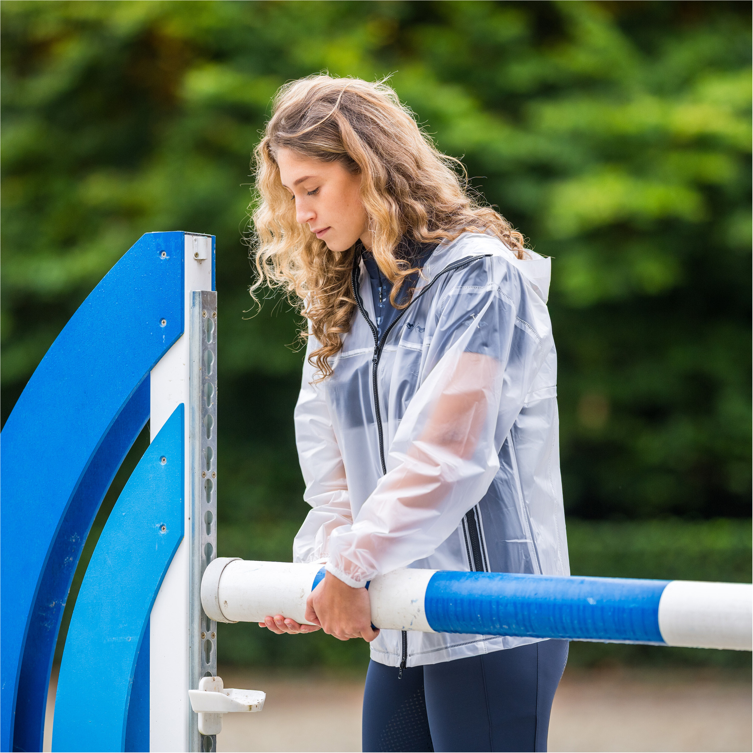 Damen Regenjacke HVPLouise transparent