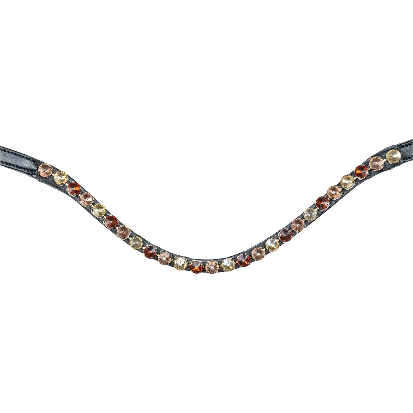 Trensenzaum schwedisch kombiniert X-Line GOLDHEART schwarz