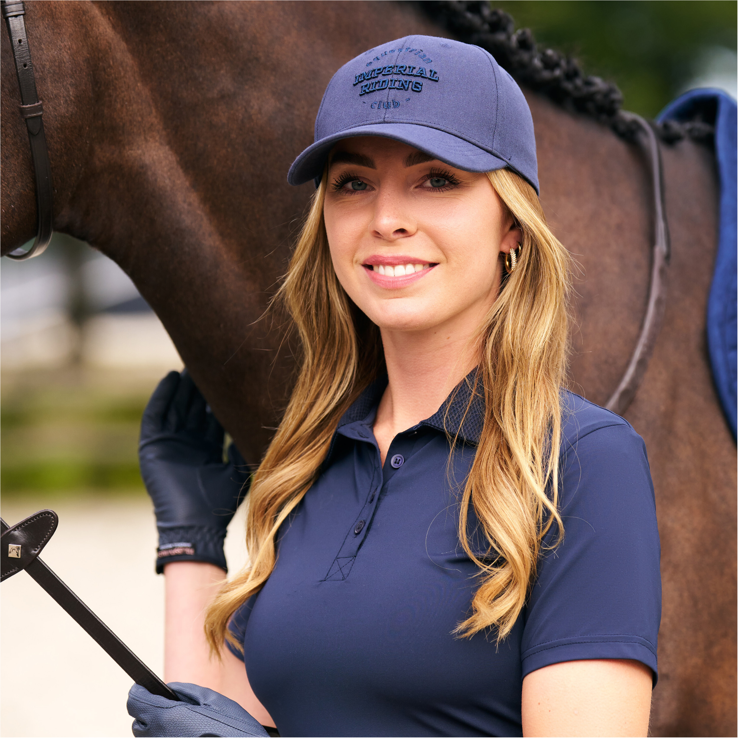 Damen Baseballkappe IRHGloria navy