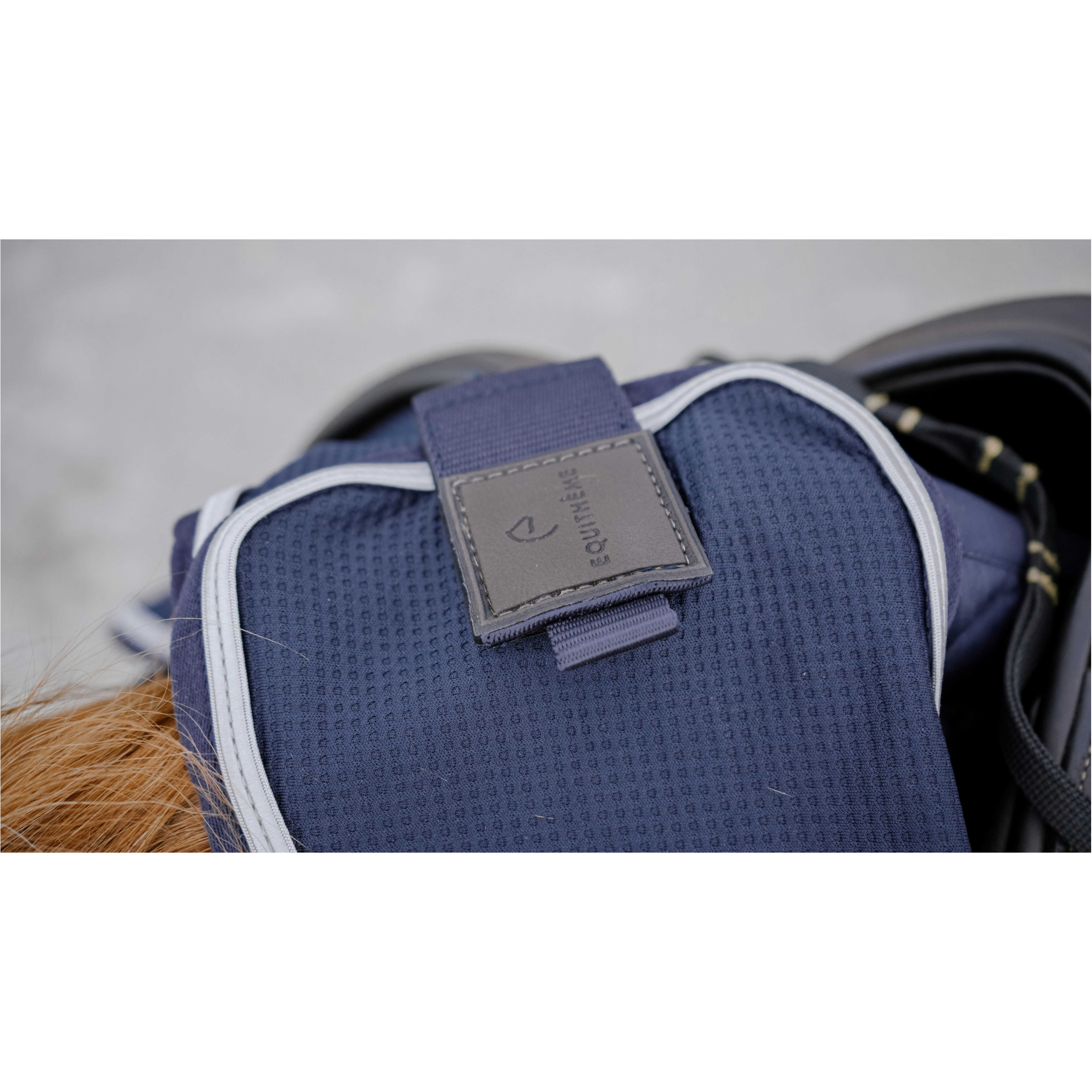 Fliegenausreitdecke FLYCOOL marine/weiß 125cm